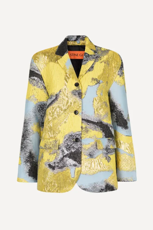 Pezz Jacket - Abstract Landscape sold by STINE GOYA