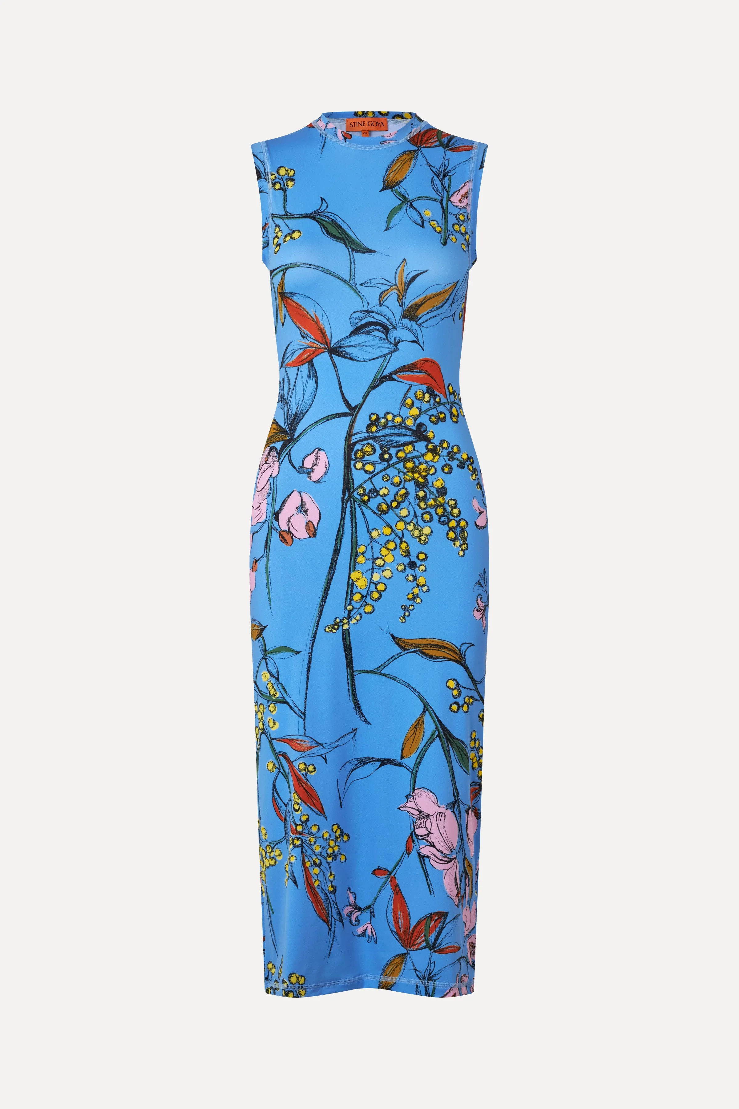 Tank Crewneck Dress - Spring Mimosa sold by STINE GOYA