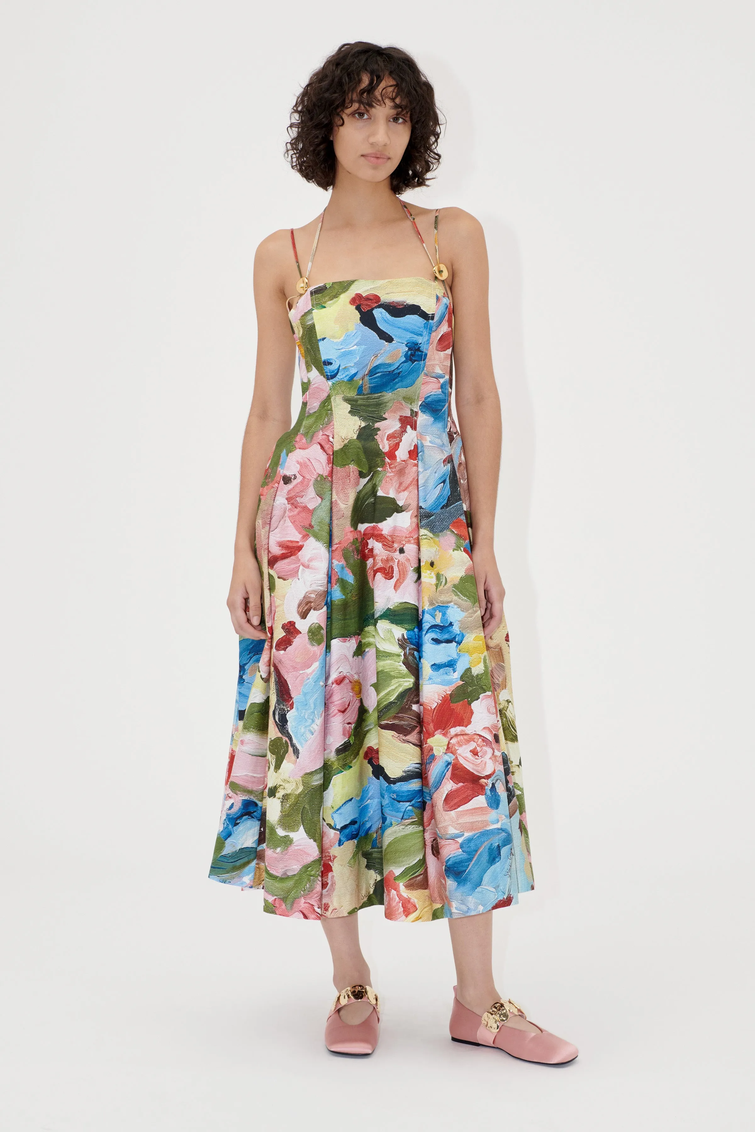 Double Strap High-Volume Dress - Loves Me, Loves Me Not sold by STINE GOYA