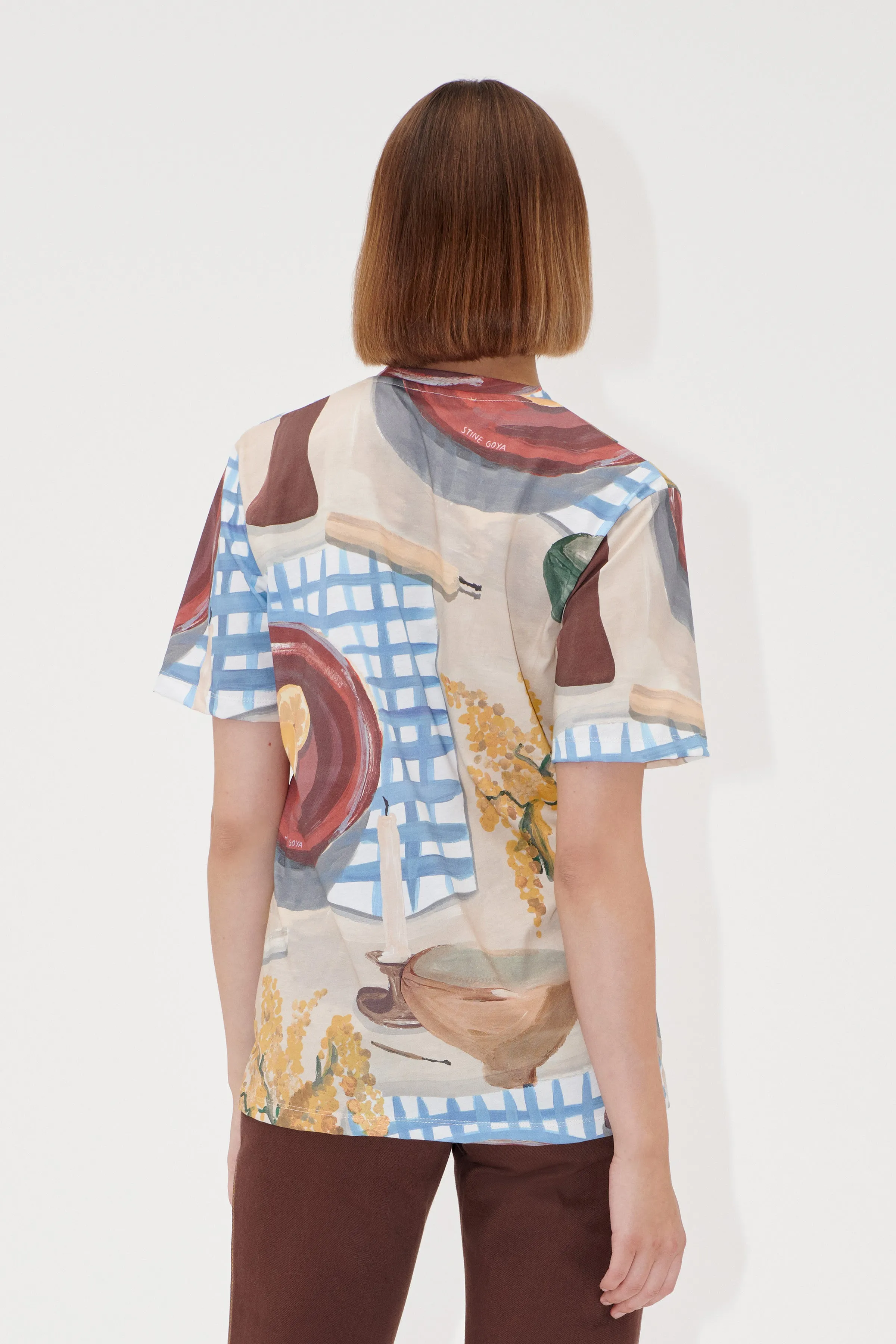 Short Sleeve T-shirt - Lemons On A Plate sold by STINE GOYA product image thumbnail 2