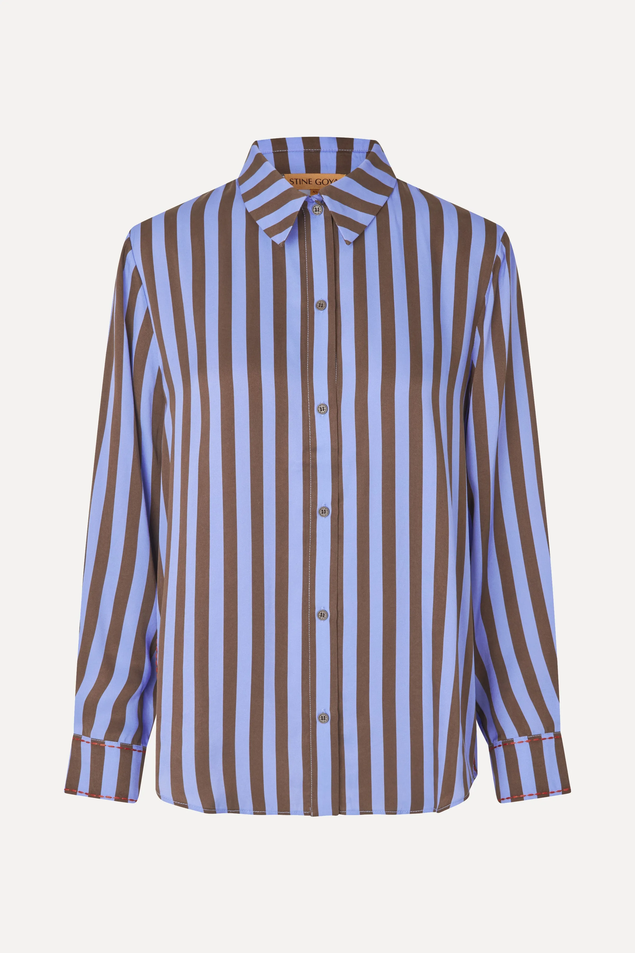 Long Sleeve Shirt - Embroidery Stripe sold by STINE GOYA product image thumbnail 3