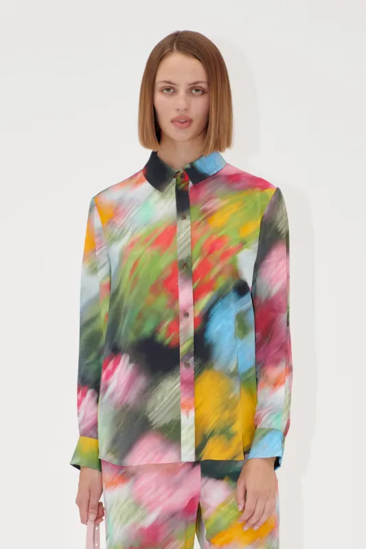 Long Sleeve Shirt - Liquid Floral sold by STINE GOYA