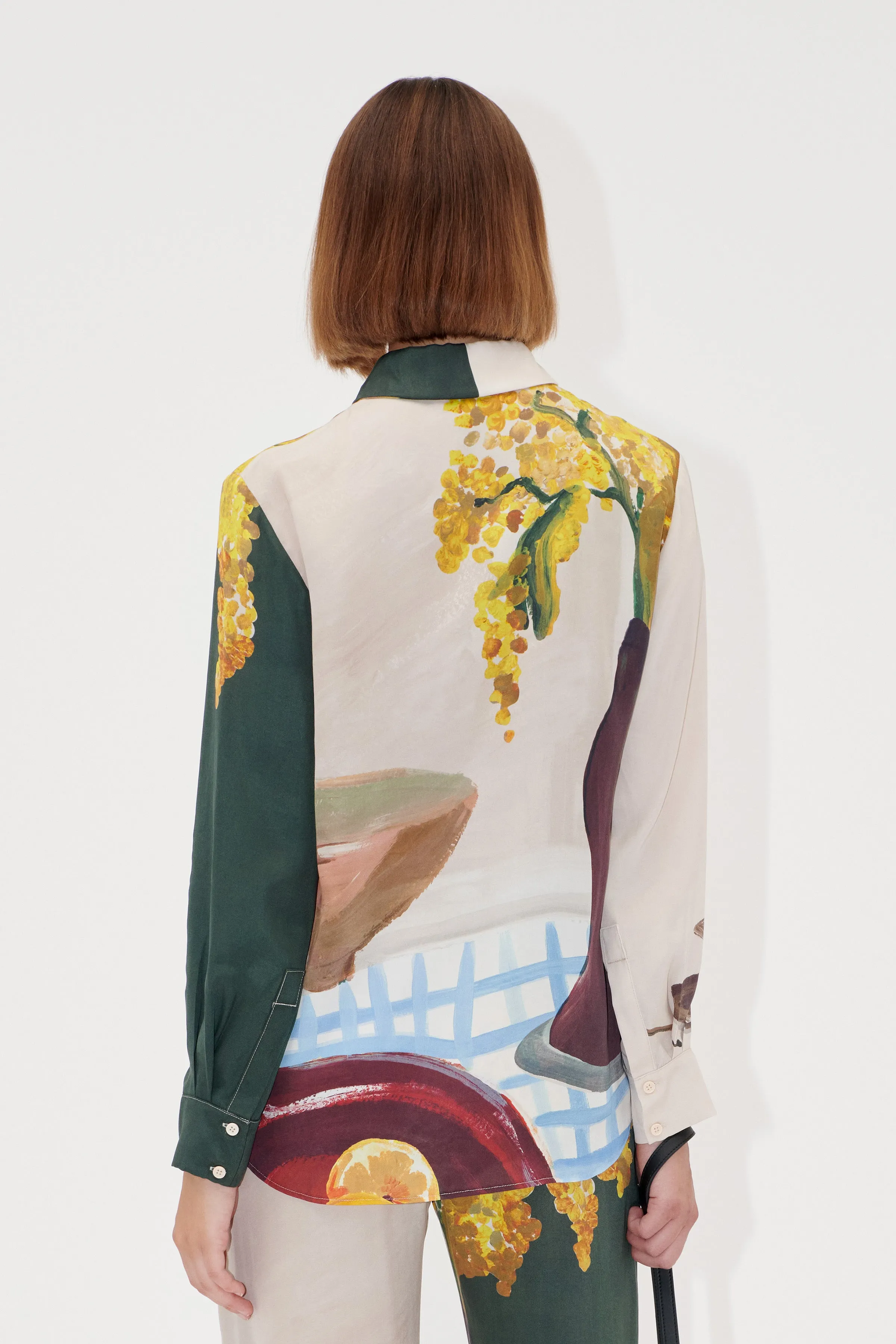 Long Sleeve Shirt - Lemons On A Plate sold by STINE GOYA product image thumbnail 2