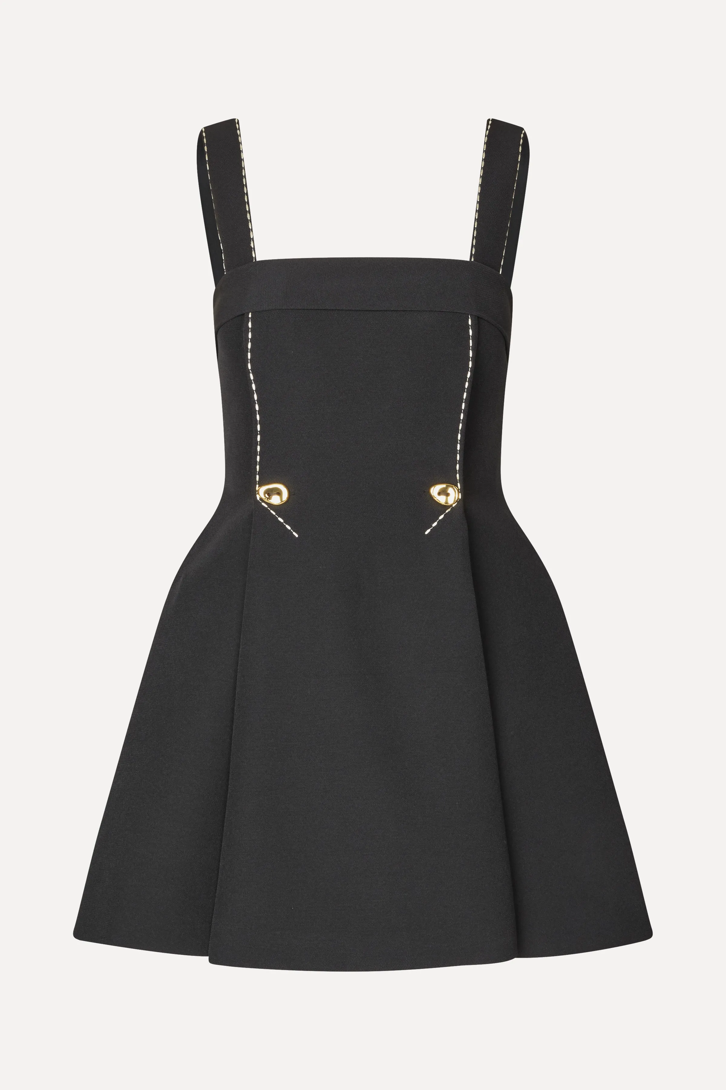 Mini Dress w/ Adjustable Straps - Jet Black sold by STINE GOYA product image thumbnail 3