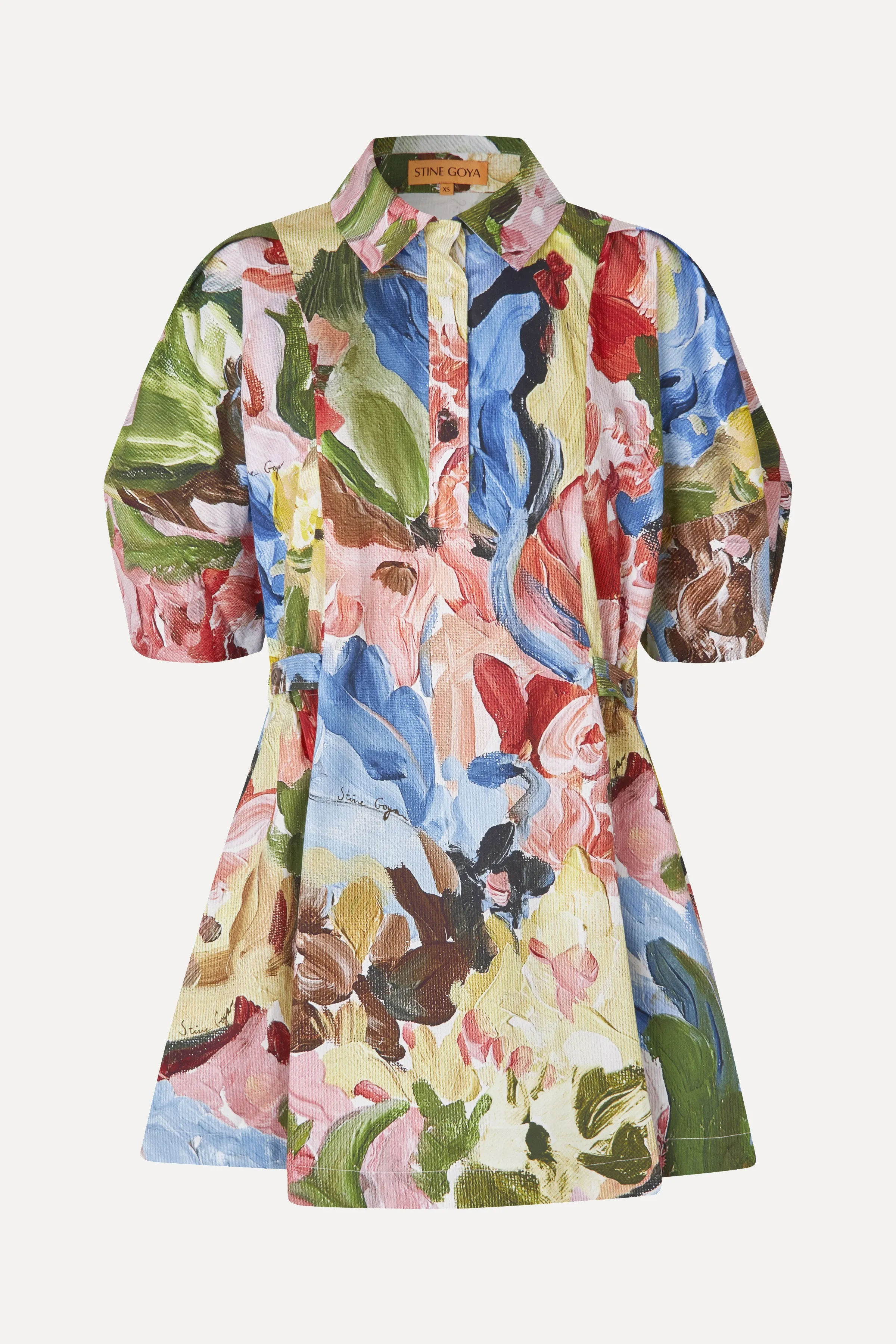 Structured Sleeve Mini Dress - Loves Me, Loves Me Not sold by STINE GOYA product image thumbnail 3