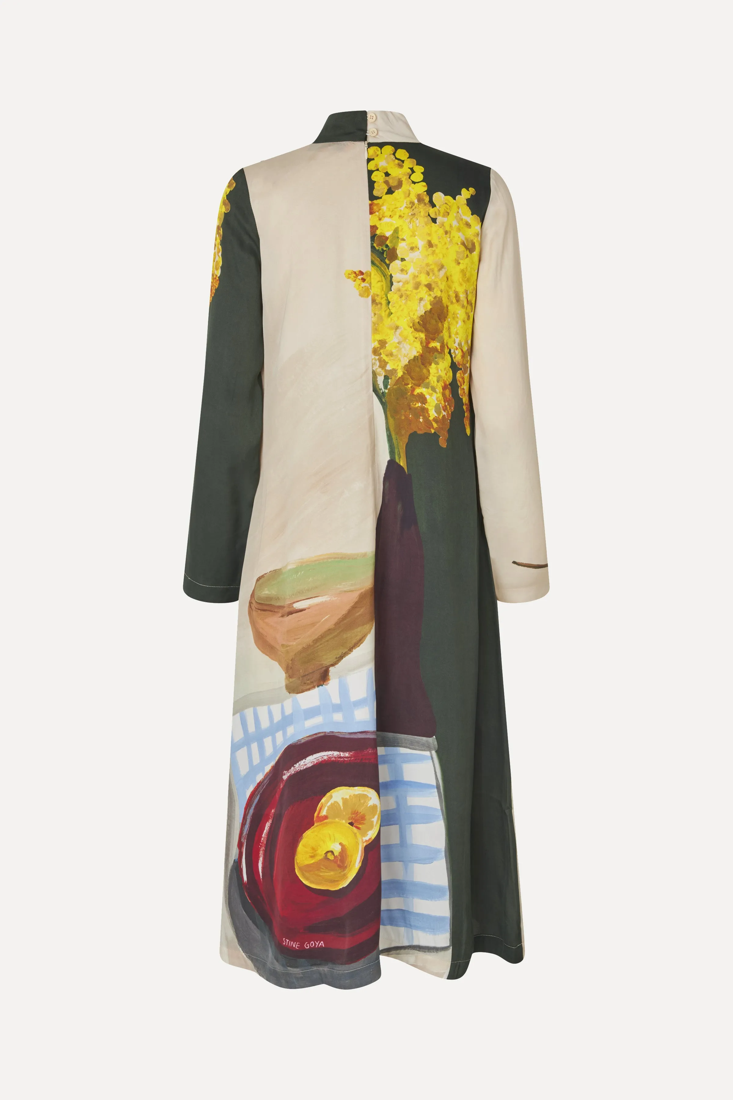 Long Sleeve Midi Dress - Lemons On A Plate sold by STINE GOYA product image thumbnail 4