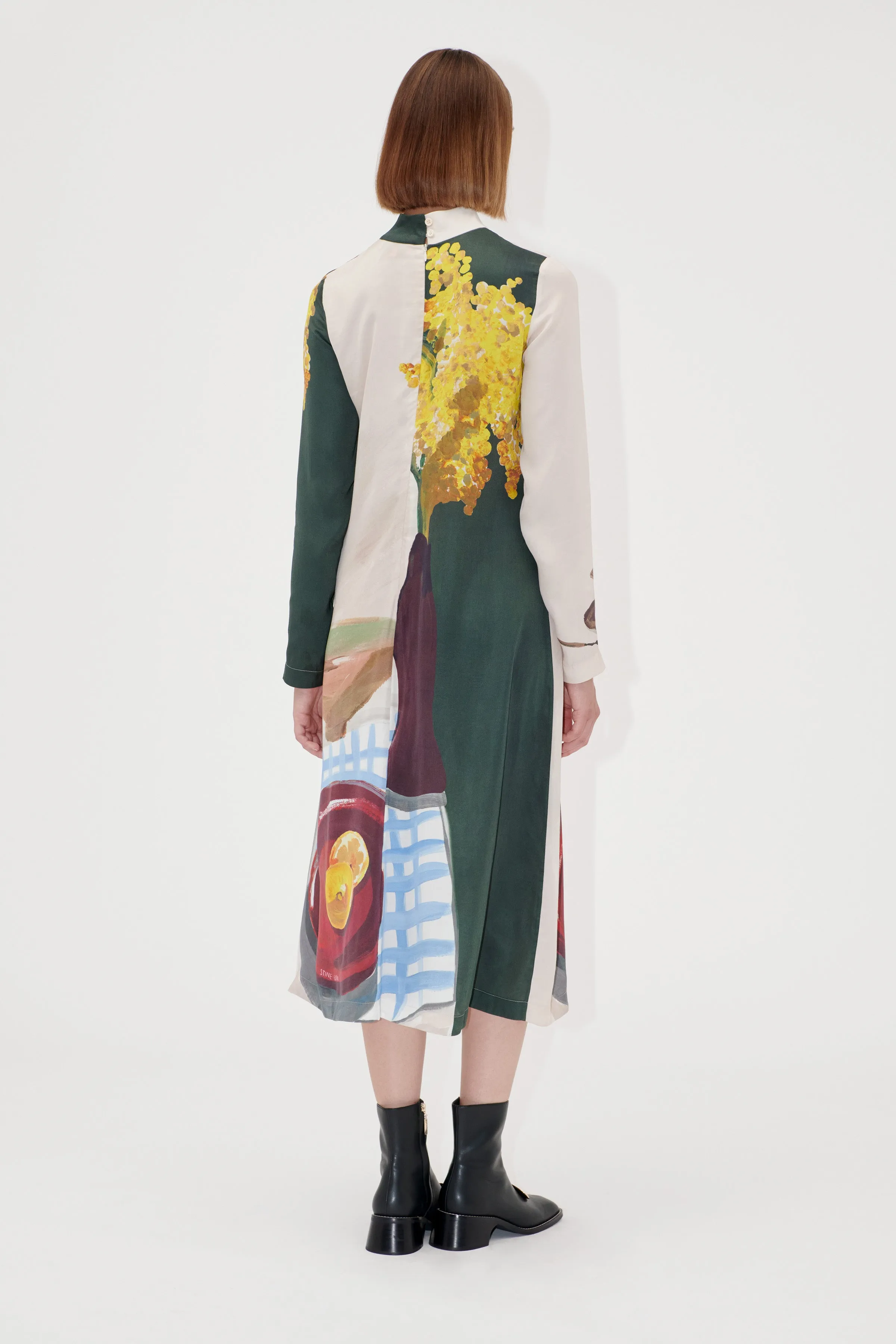 Long Sleeve Midi Dress - Lemons On A Plate sold by STINE GOYA product image thumbnail 2