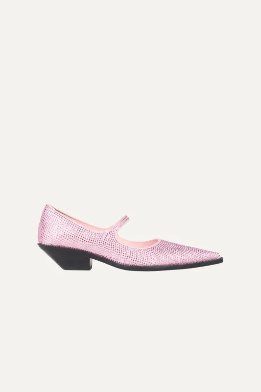 Crystalized Mary Jane - Pink sold by STINE GOYA