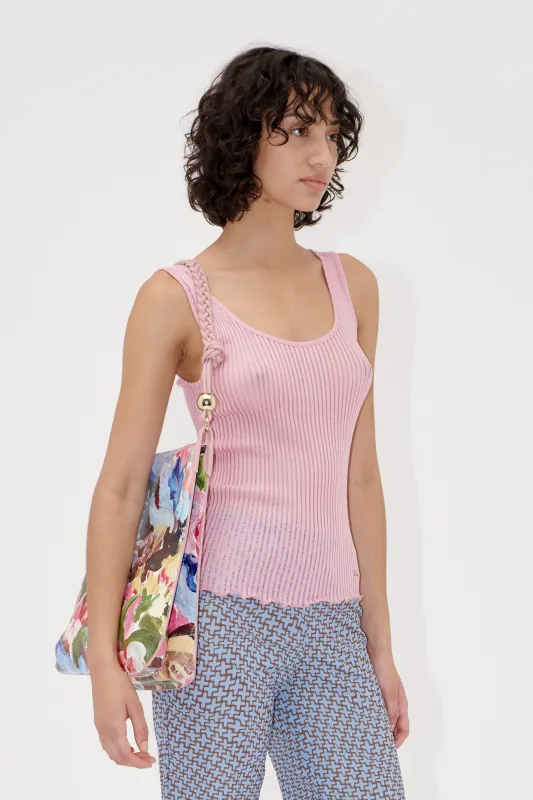 Scoopneck Tanktop - Pink Nectar sold by STINE GOYA