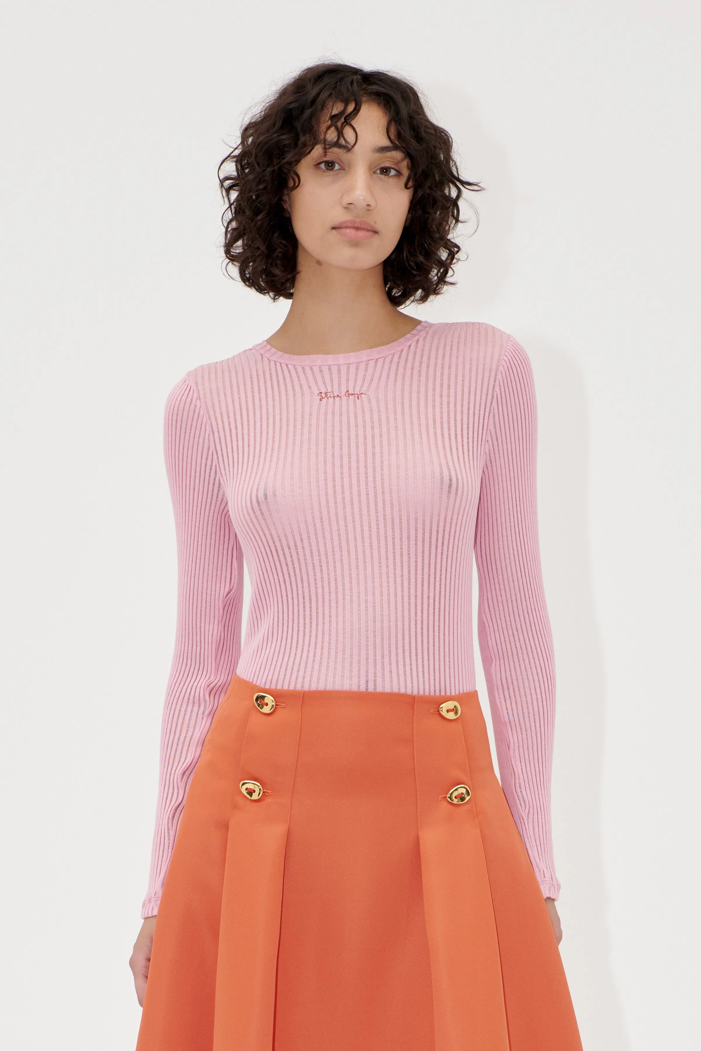 Long Sleeve Crewneck - Pink Nectar sold by STINE GOYA