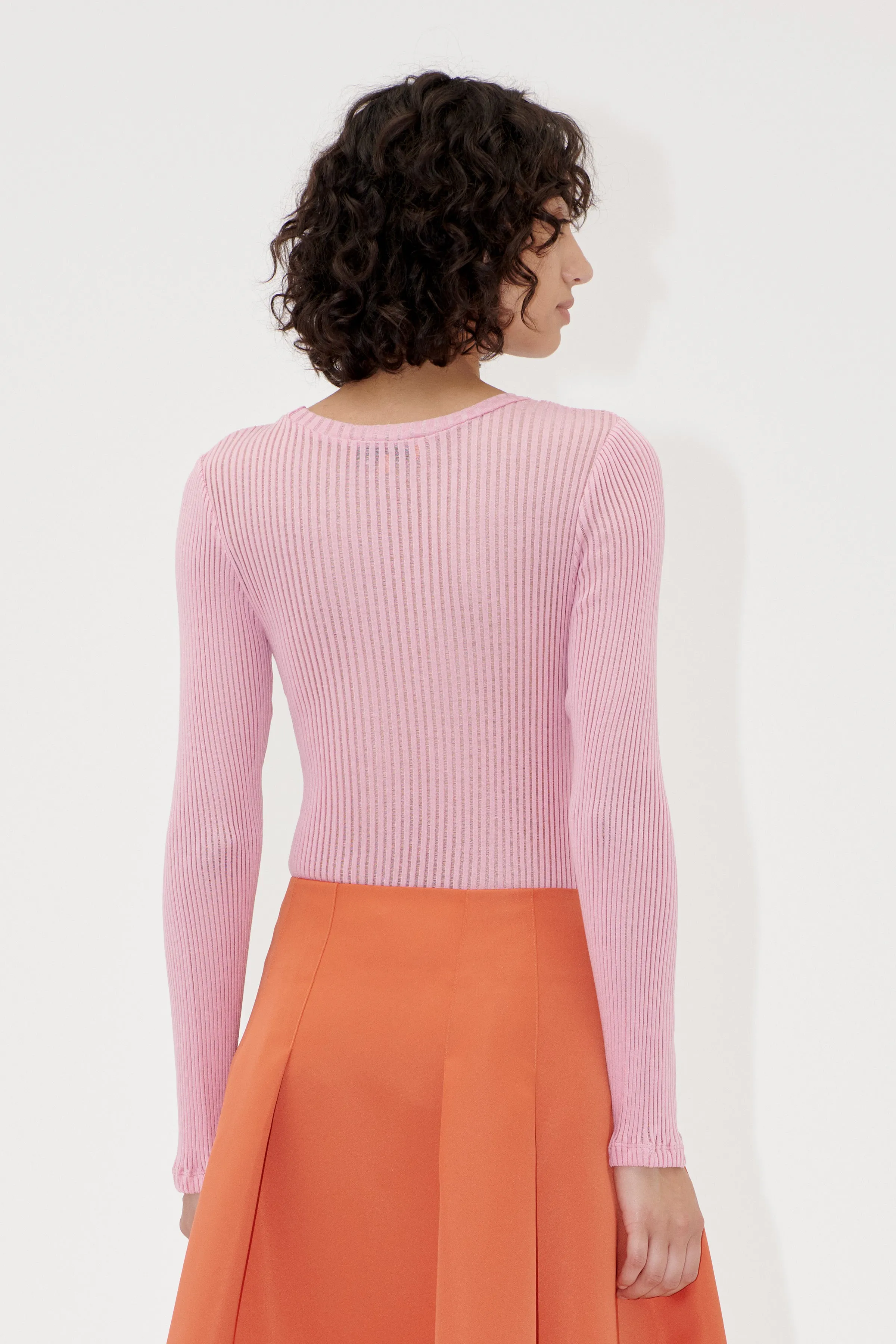 Long Sleeve Crewneck - Pink Nectar sold by STINE GOYA product image thumbnail 2