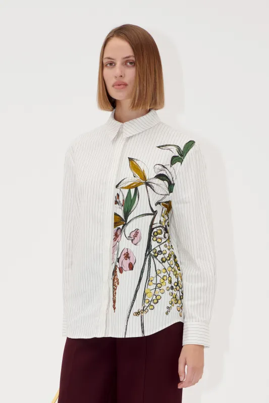 Casual Classic Buttondown - Mimosa Stripe sold by STINE GOYA