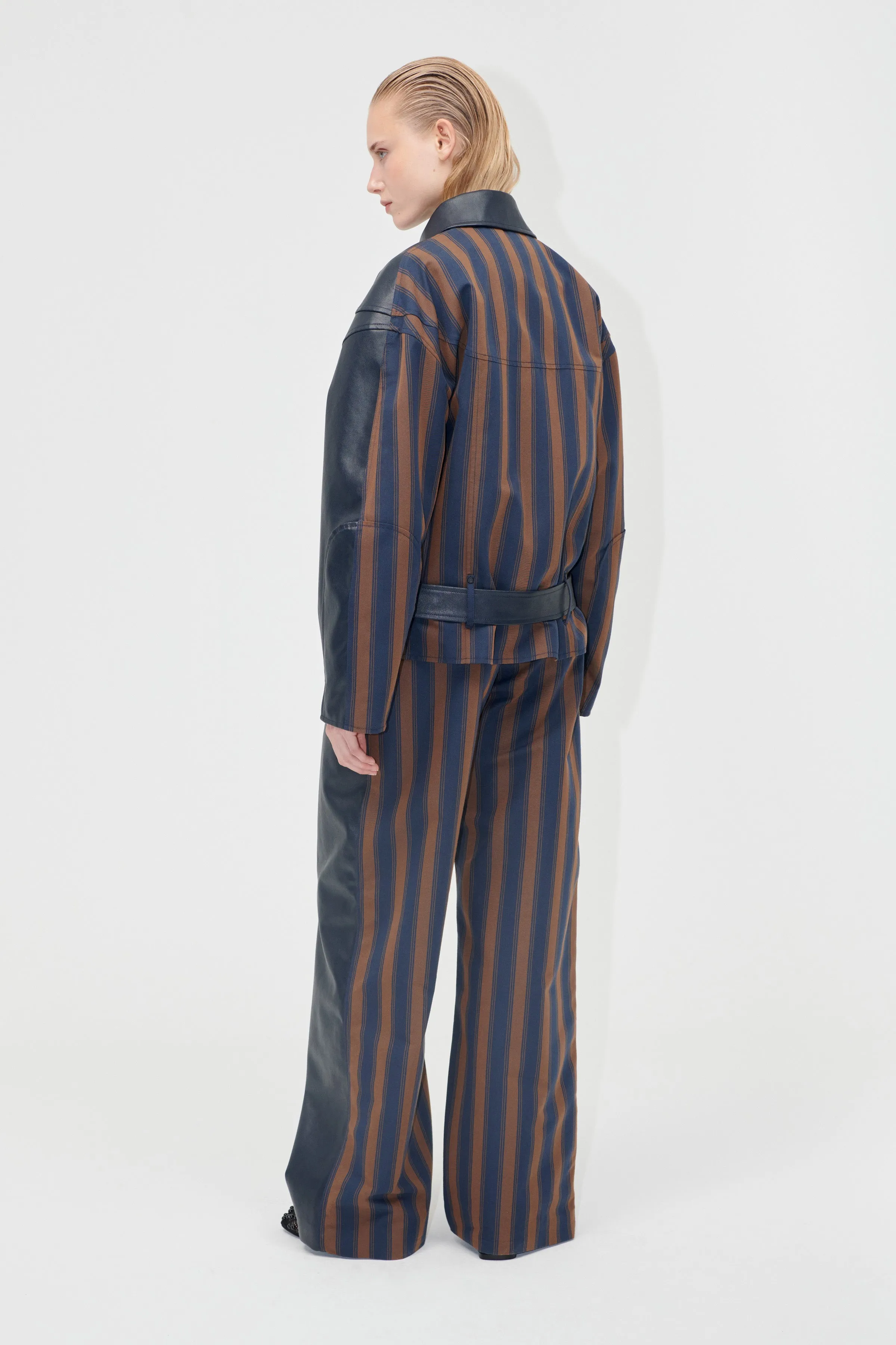 Hybrid Structured Pants - Midnight Stripes sold by STINE GOYA product image thumbnail 2