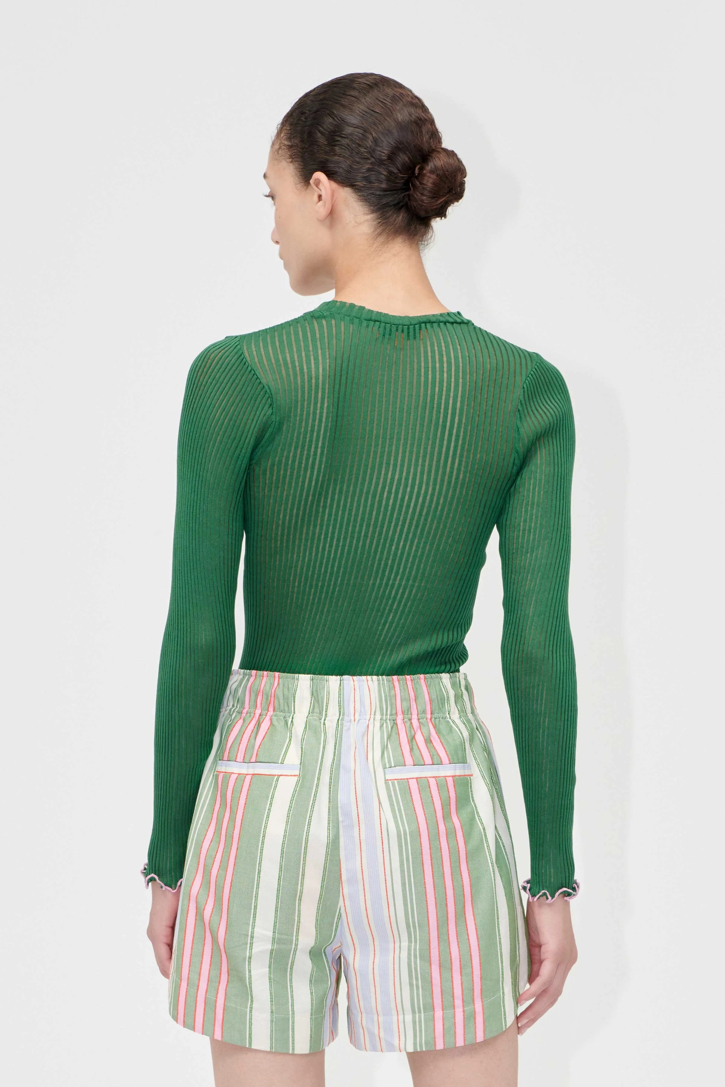 Long Sleeve Crewneck - Dark Green sold by STINE GOYA product image thumbnail 4