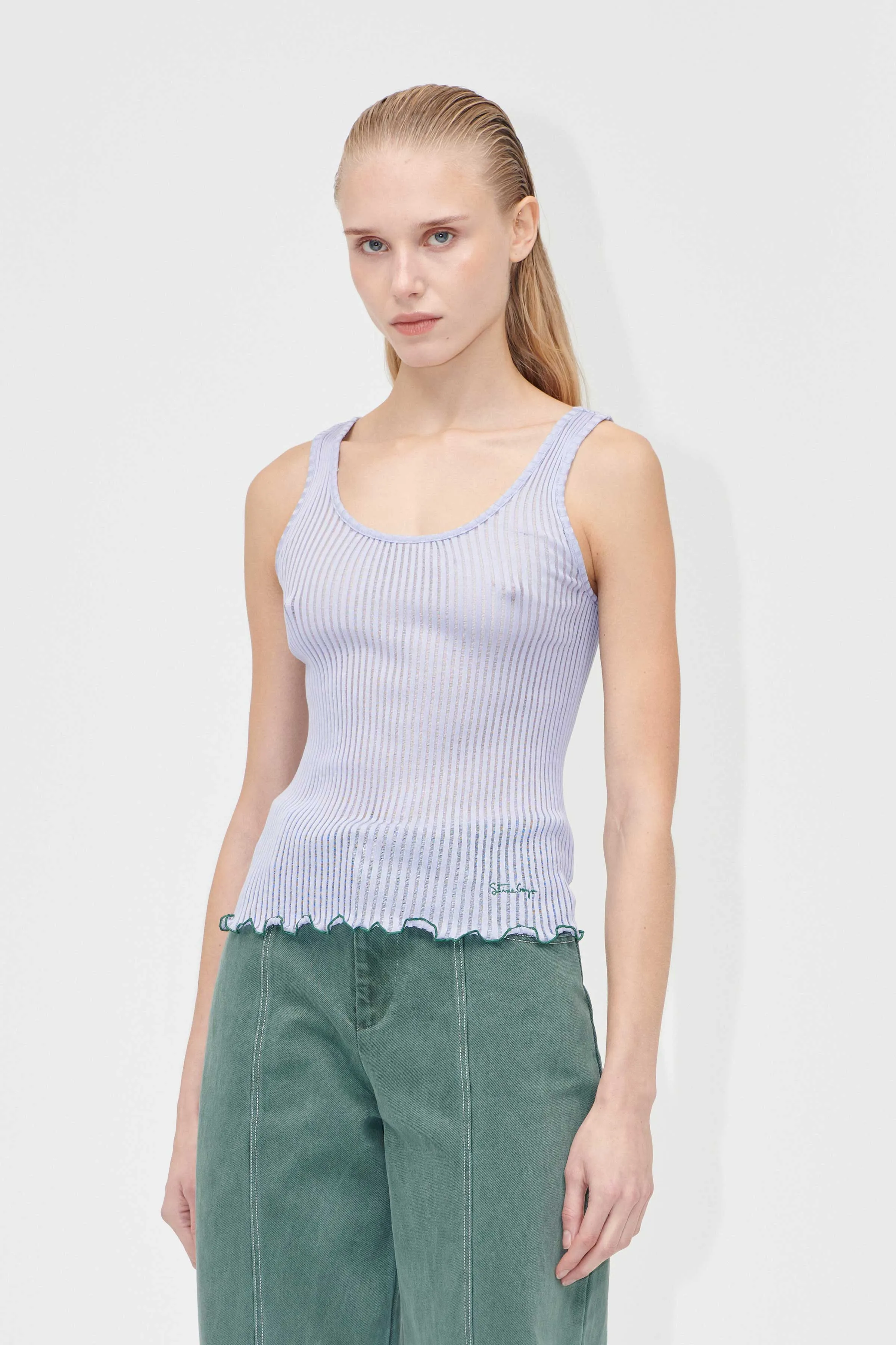 Scoopneck Tank Top - Easter Egg sold by STINE GOYA