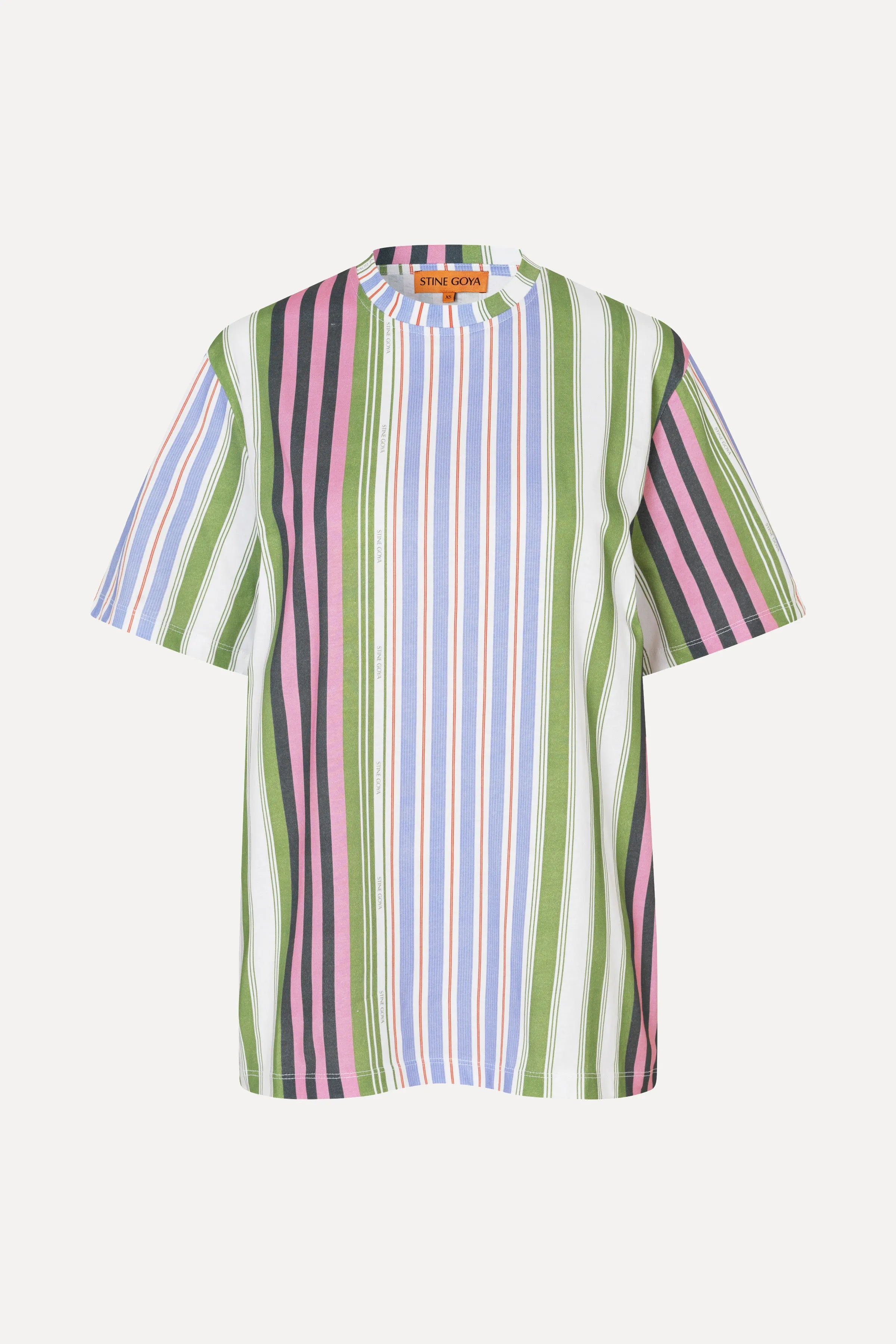 Short Sleeve T-Shirt - Forest Stripe sold by STINE GOYA product image thumbnail 3