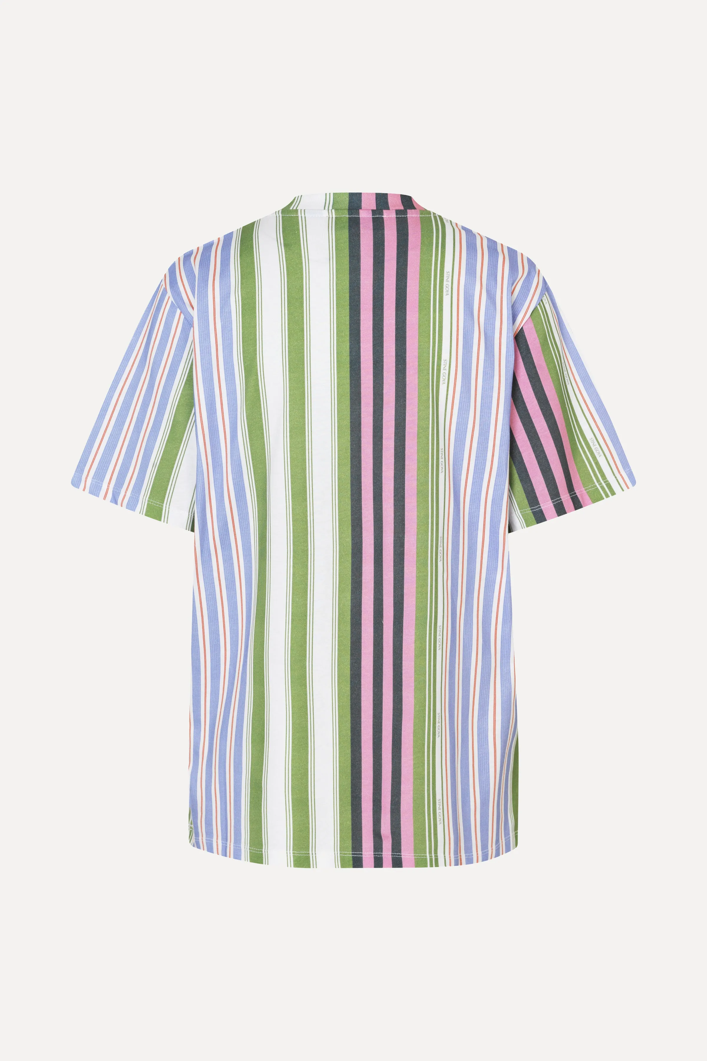 Short Sleeve T-Shirt - Forest Stripe sold by STINE GOYA product image thumbnail 4