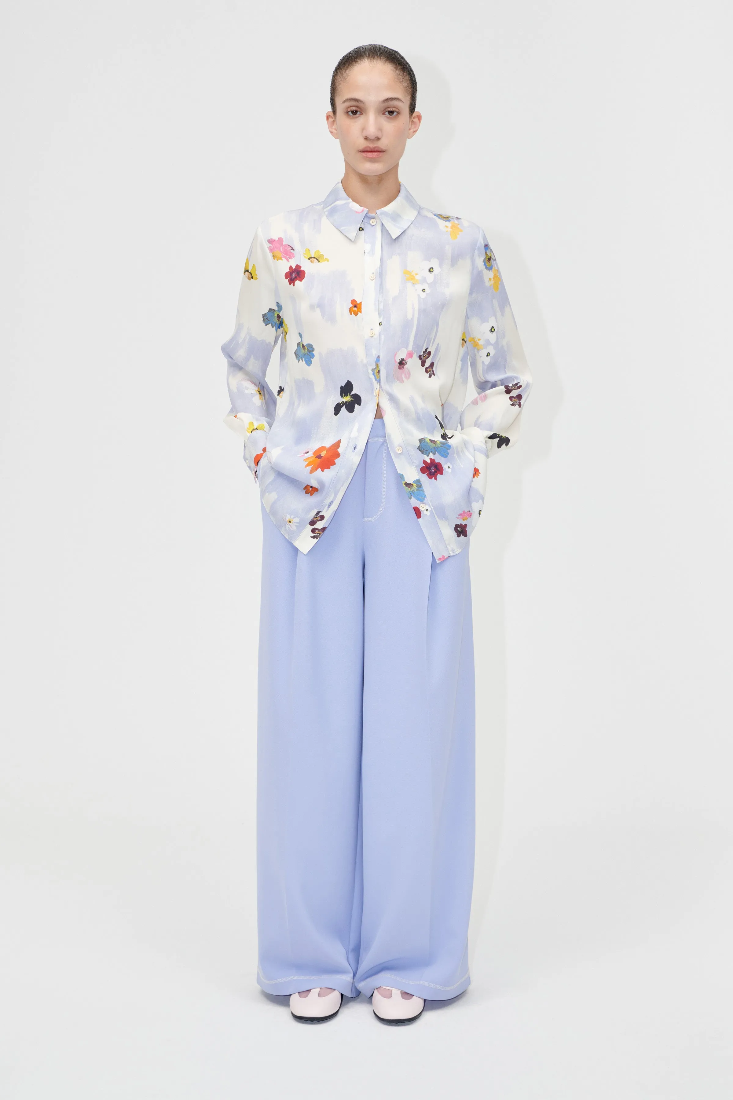 Long Sleeve Shirt - Skyfall Flowers sold by STINE GOYA