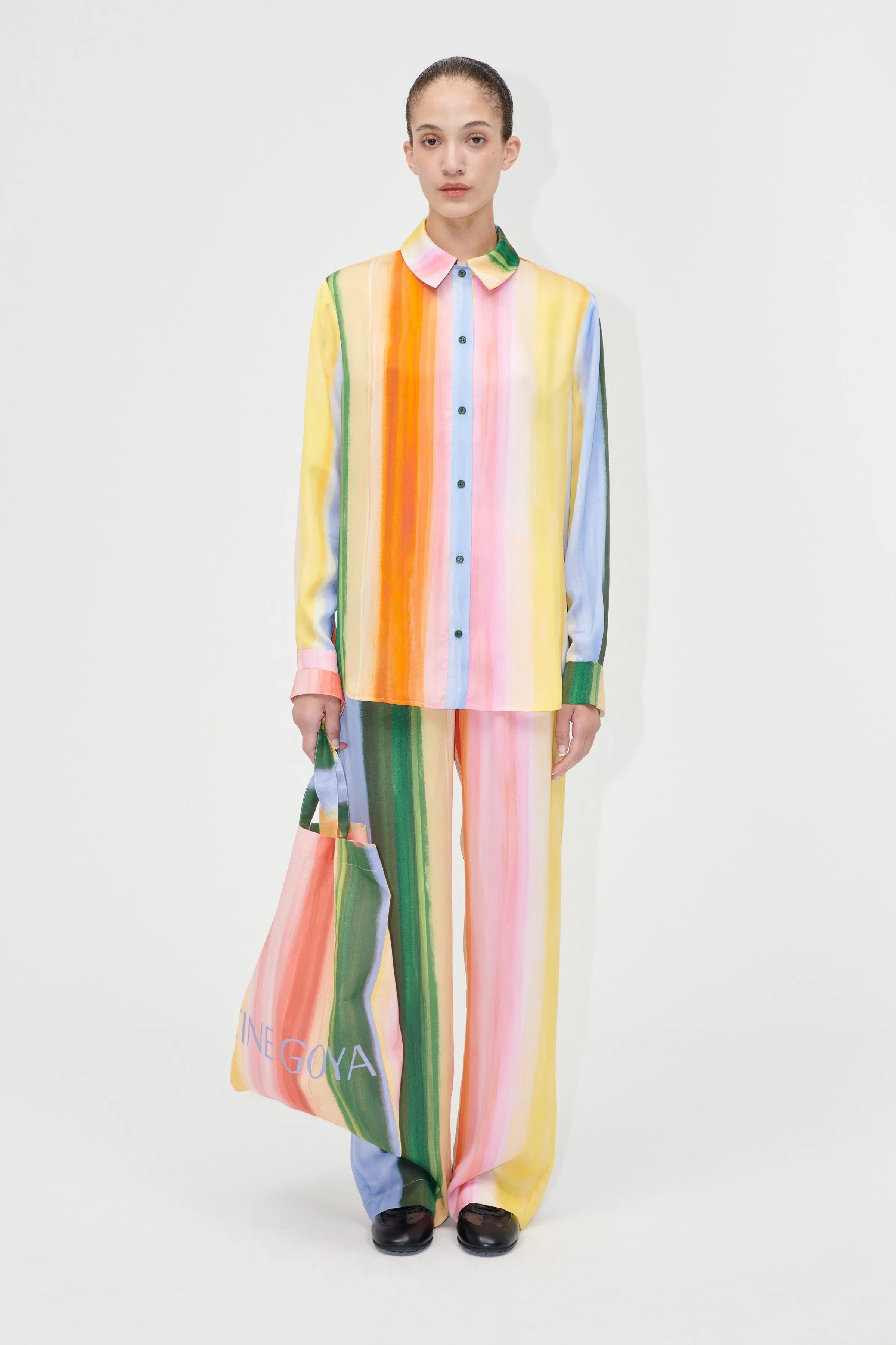 Long Sleeve Shirt - Rainbow Hue sold by STINE GOYA