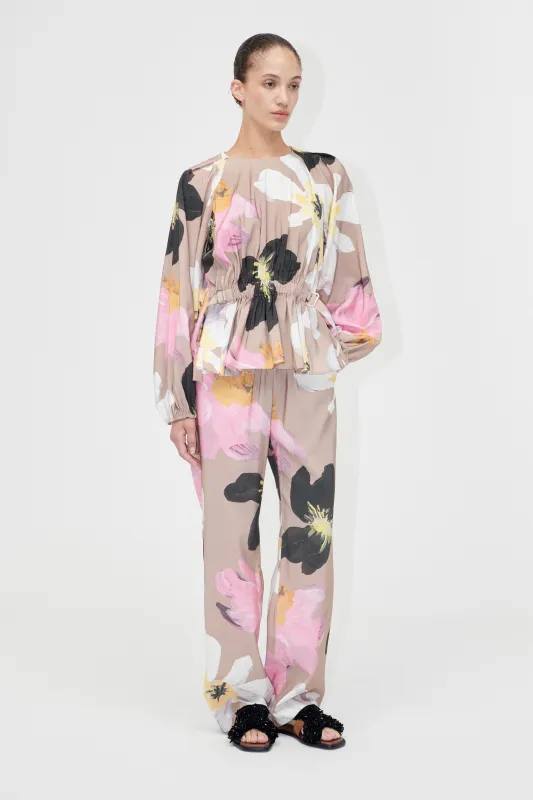 Elasticated Long Pants - Wild Flowers sold by STINE GOYA