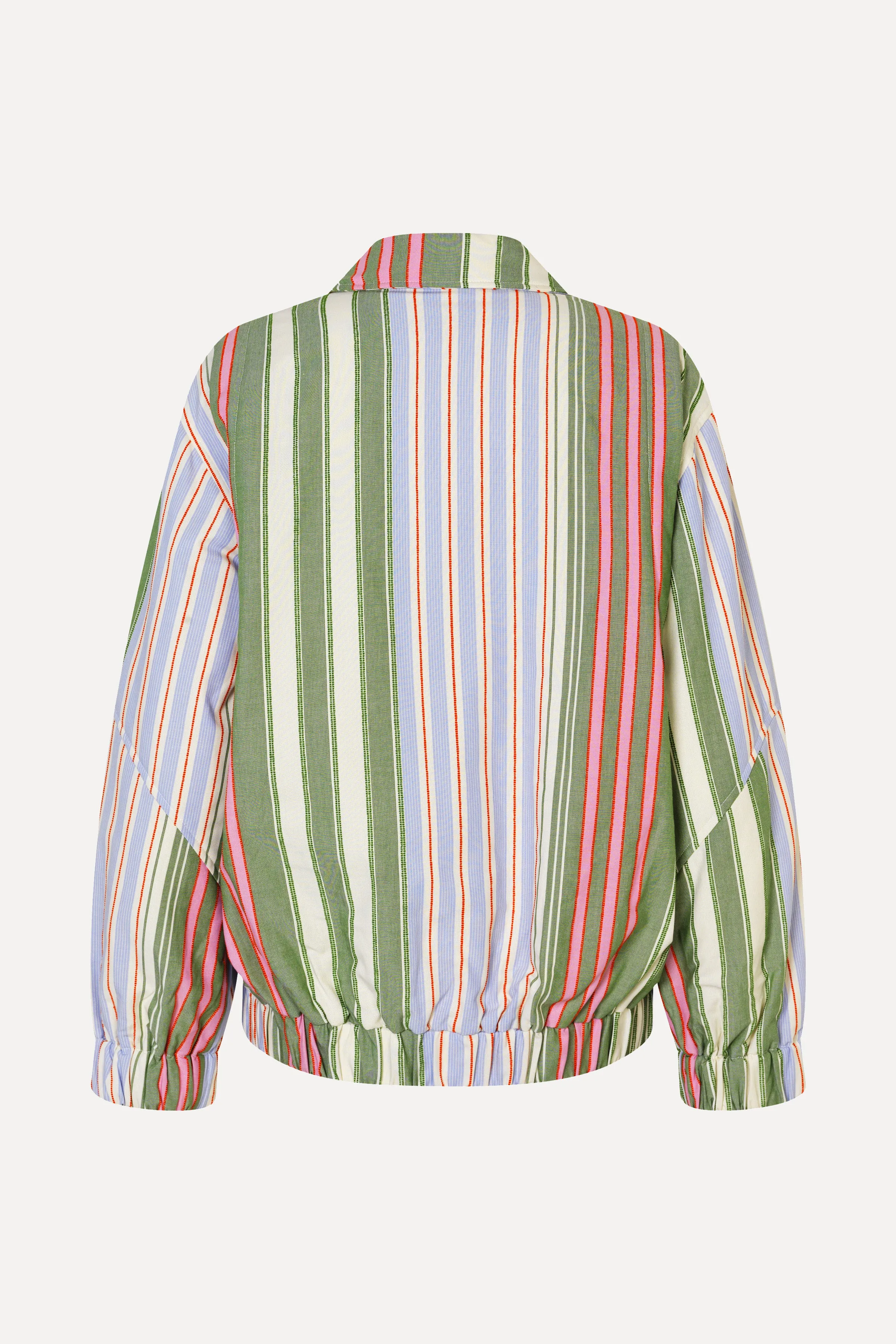Oversized Utility Workwear Jacket - Forest Stripe sold by STINE GOYA product image thumbnail 2
