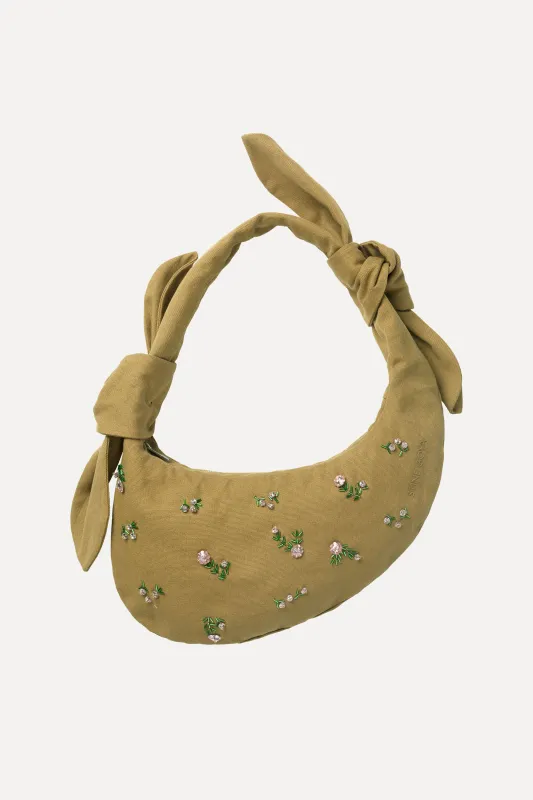 Knotted Satchel - Brown sold by STINE GOYA