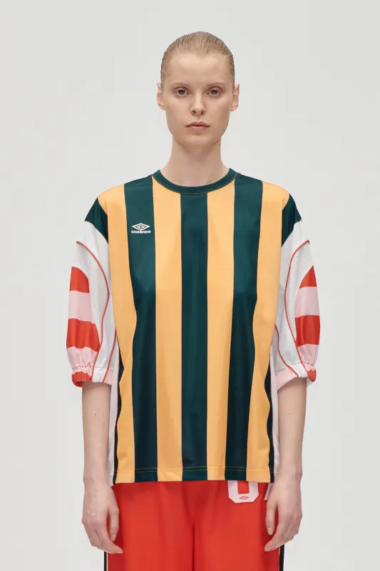 Jersey Snap Tee - Multi Stripes sold by STINE GOYA