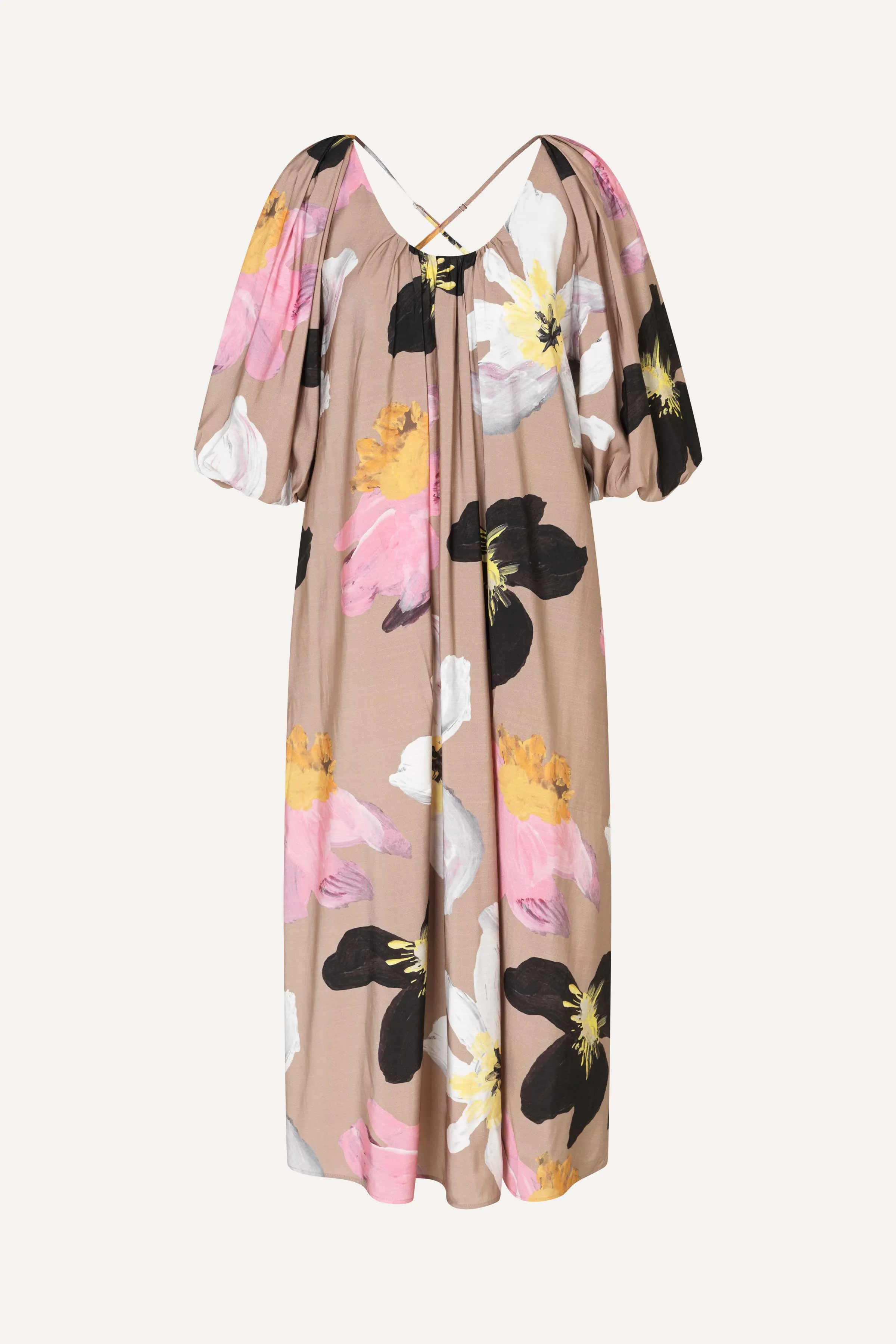 Voluminous Puff Sleeve Dress - Wild Flowers sold by STINE GOYA product image thumbnail 3