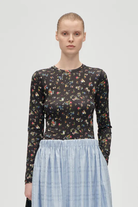 Elastic Long Sleeve Top - Magnolia Garden sold by STINE GOYA