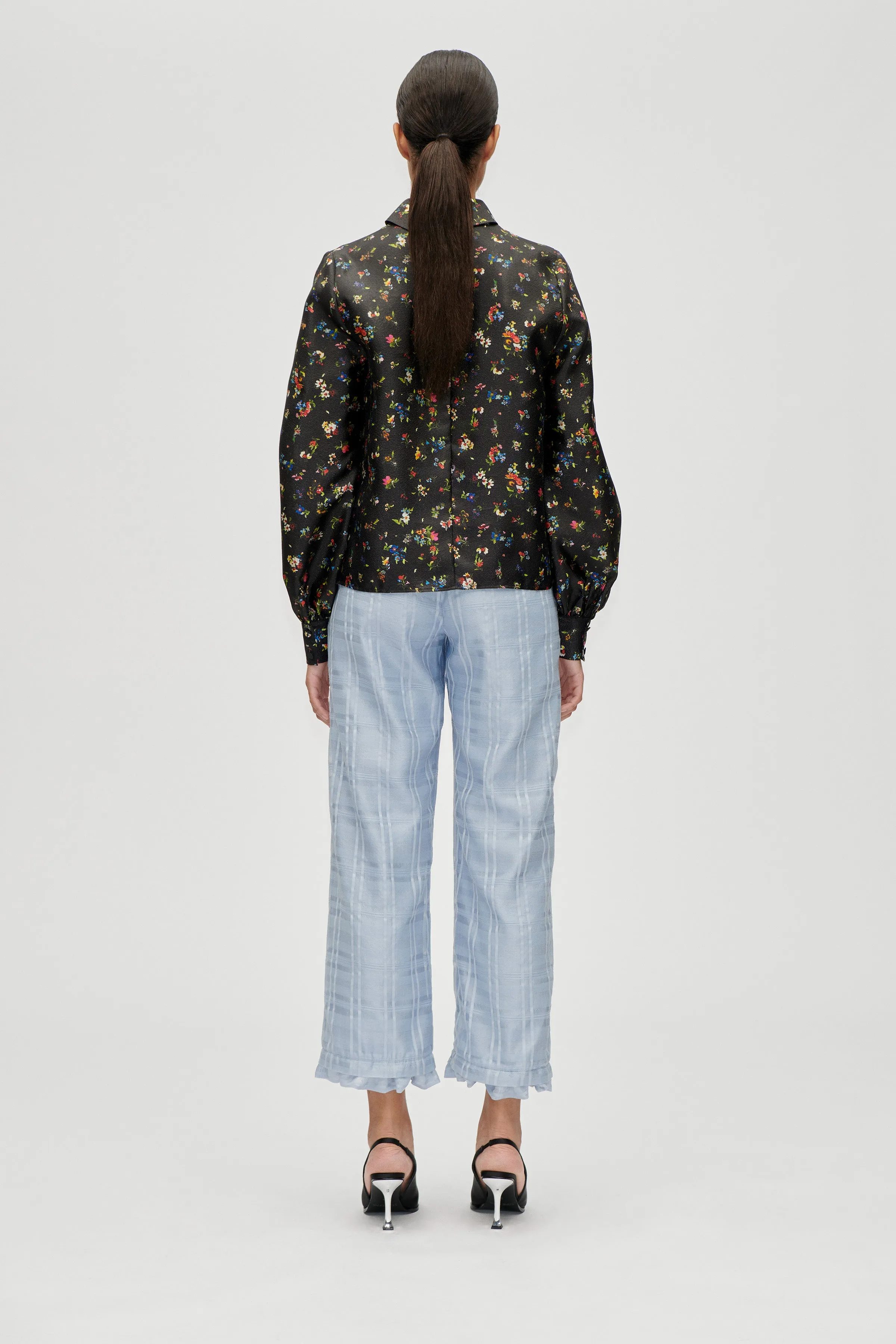 Gathered Long Sleeve Top - Magnolia Garden sold by STINE GOYA product image thumbnail 2