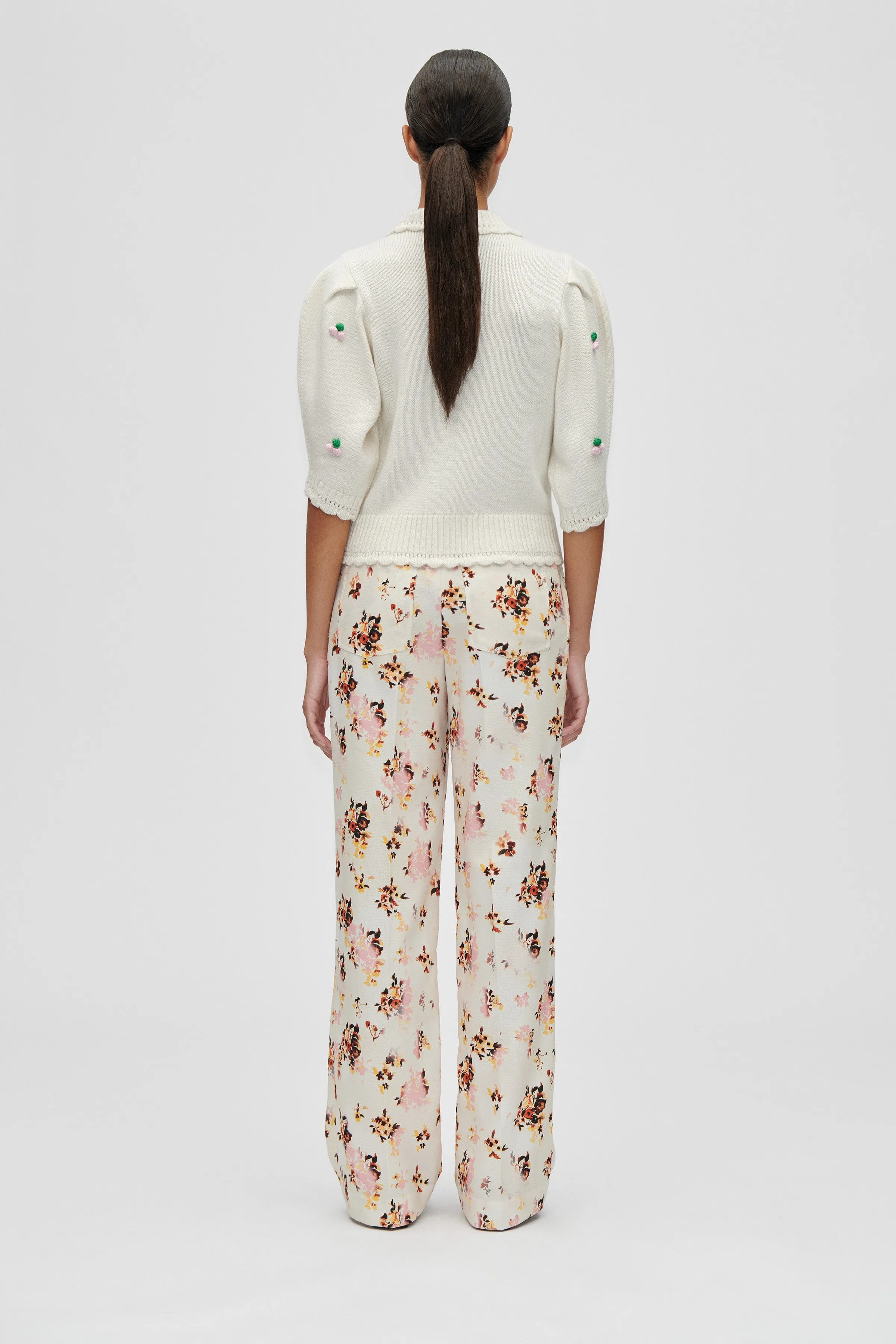 Functional Structured Tailoring Pants - Sun Kissed Magnolia sold by STINE GOYA product image thumbnail 2