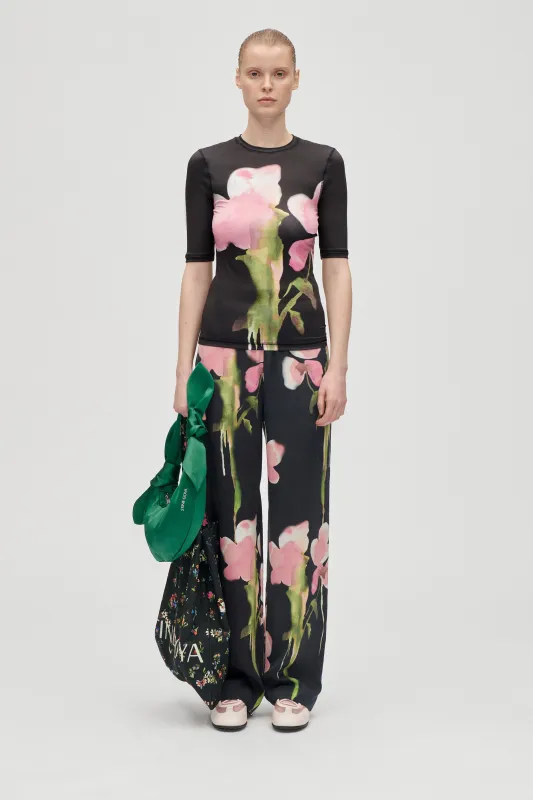 Elasticated Long Pants - Melting Flowers sold by STINE GOYA