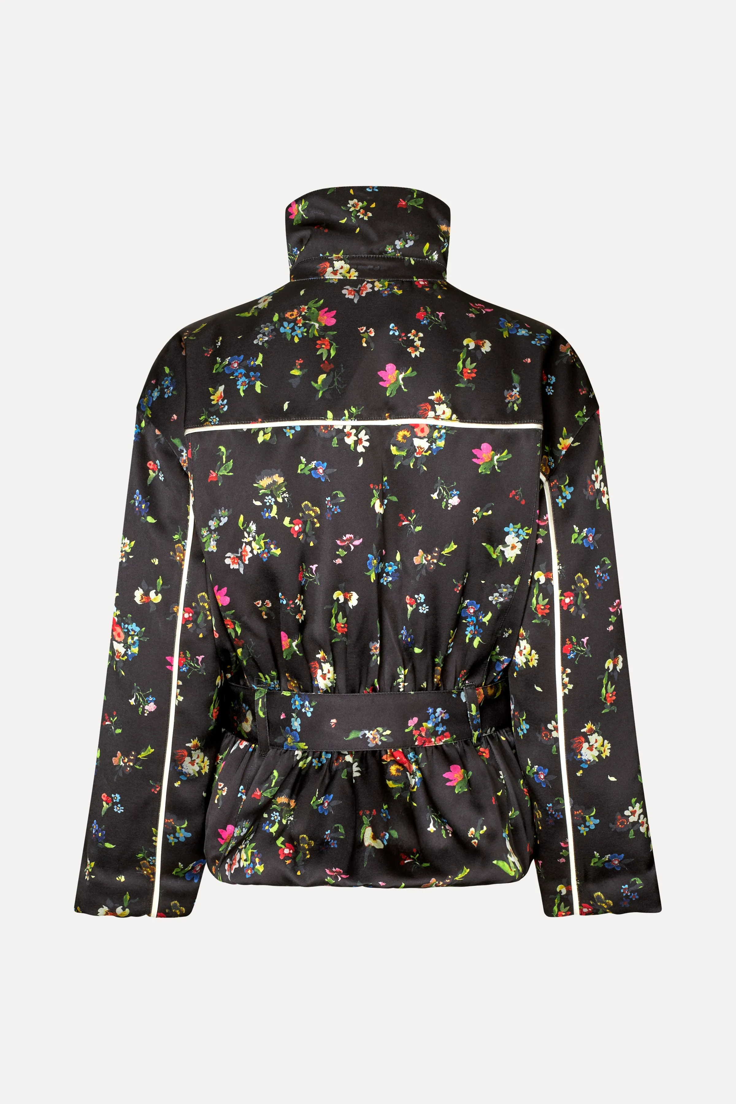 Cinched Aviator Bomber Jacket - Magnolia Garden sold by STINE GOYA product image thumbnail 4