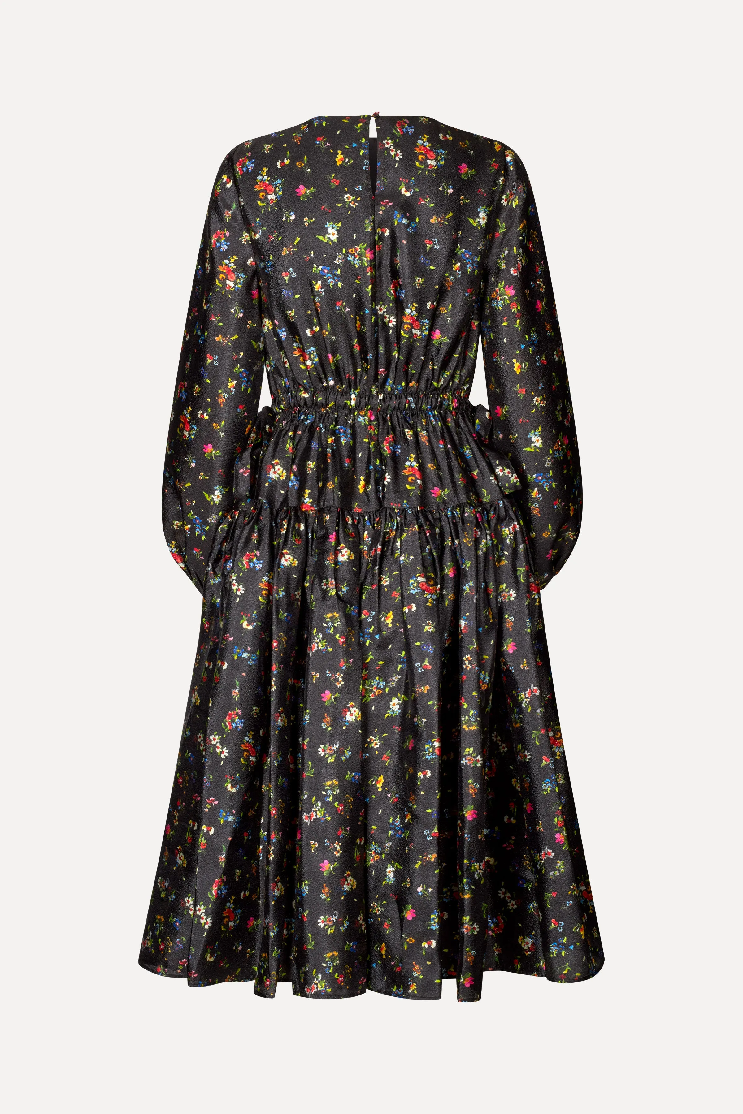 Waist Tie Ruffle Midi Dress - Magnolia Garden sold by STINE GOYA product image thumbnail 4