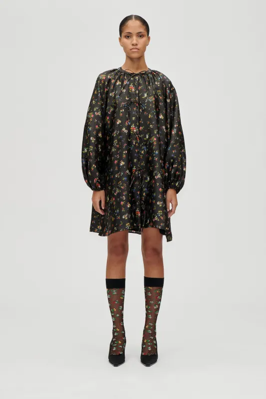 Voluminous Bow Dress - Magnolia Garden sold by STINE GOYA