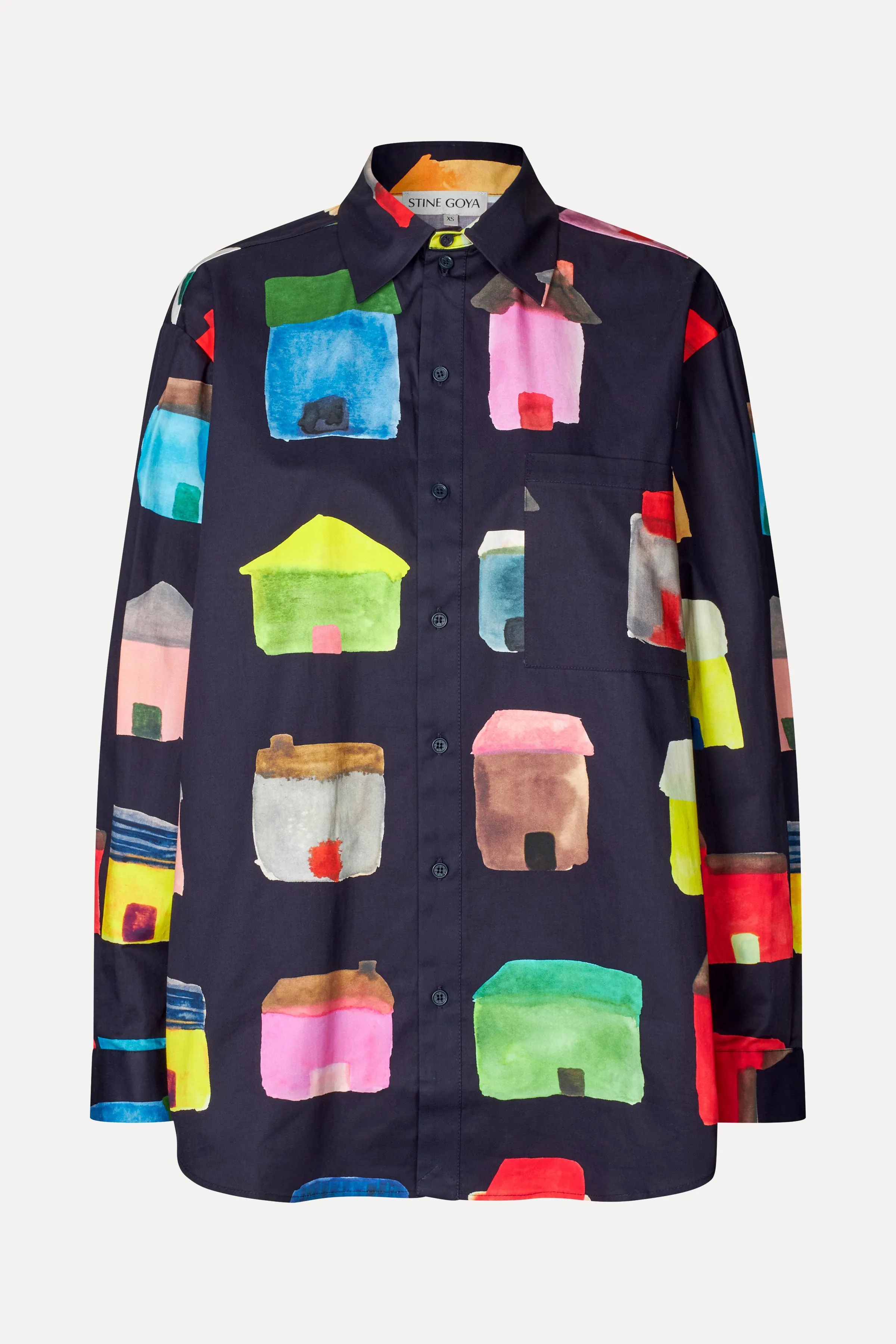 Pocket Oversized Shirt - Refugios sold by STINE GOYA product image thumbnail 3