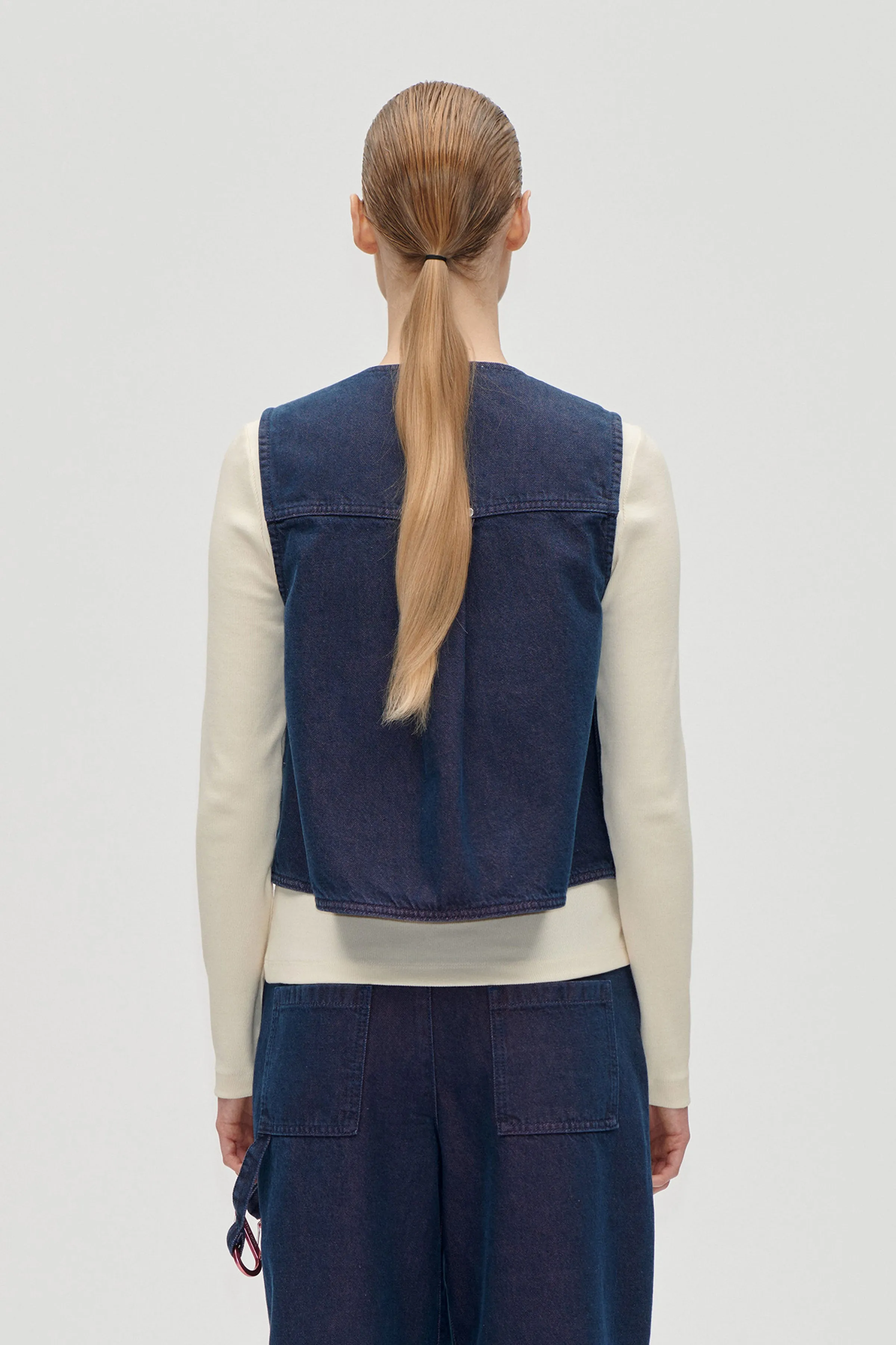 Pocket Vest - Dusky / Dried Rose sold by STINE GOYA product image thumbnail 2