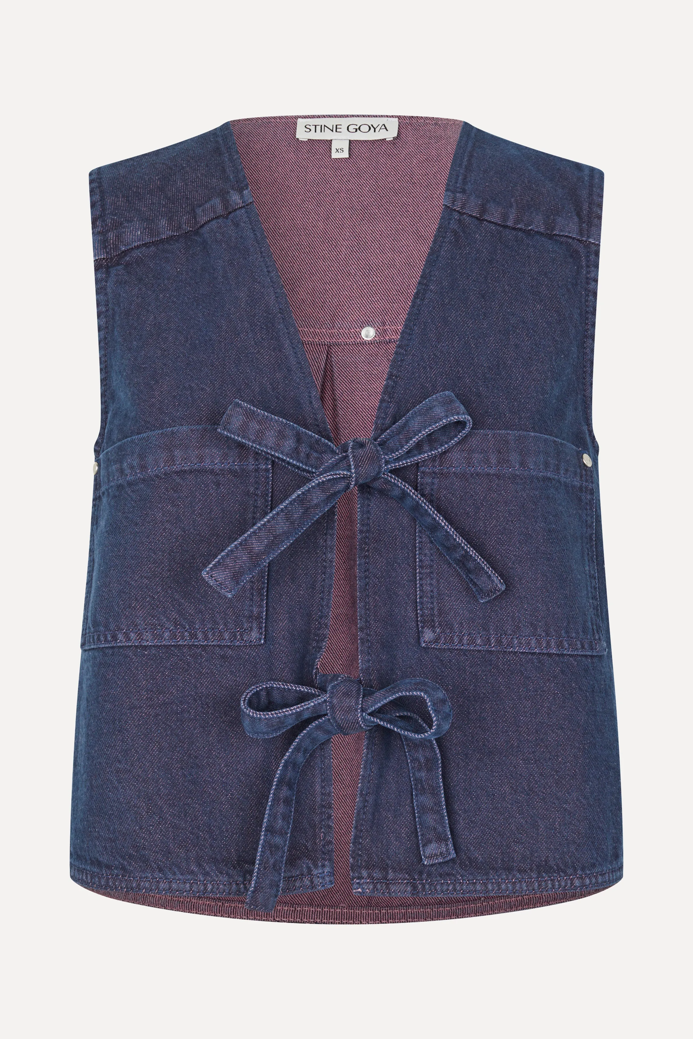 Pocket Vest - Dusky / Dried Rose sold by STINE GOYA product image thumbnail 3