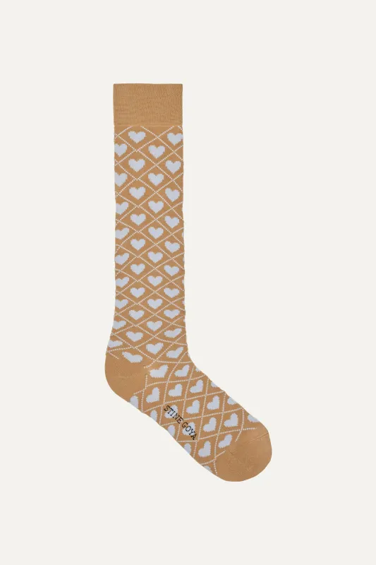 Long Socks - Hearts sold by STINE GOYA