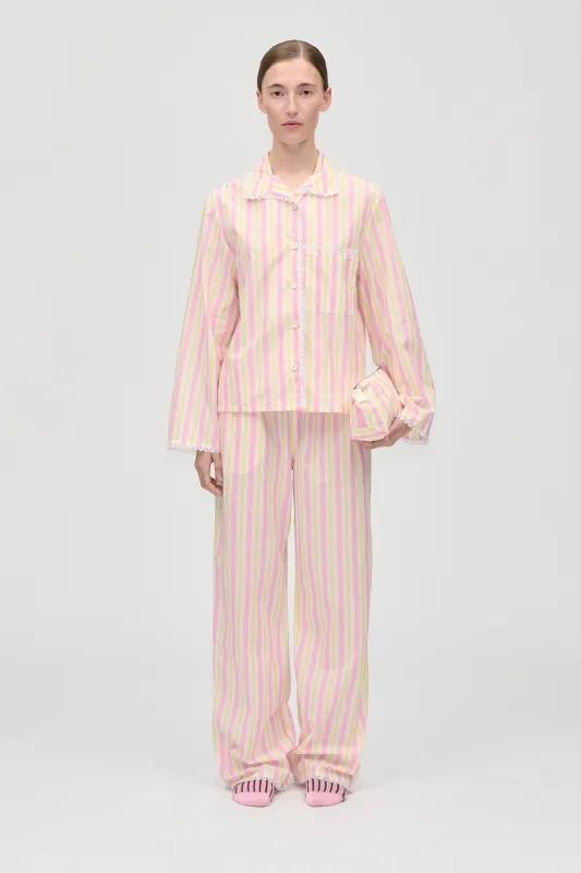 Striped Pyjamas - Lemon & Rose Stripes sold by STINE GOYA