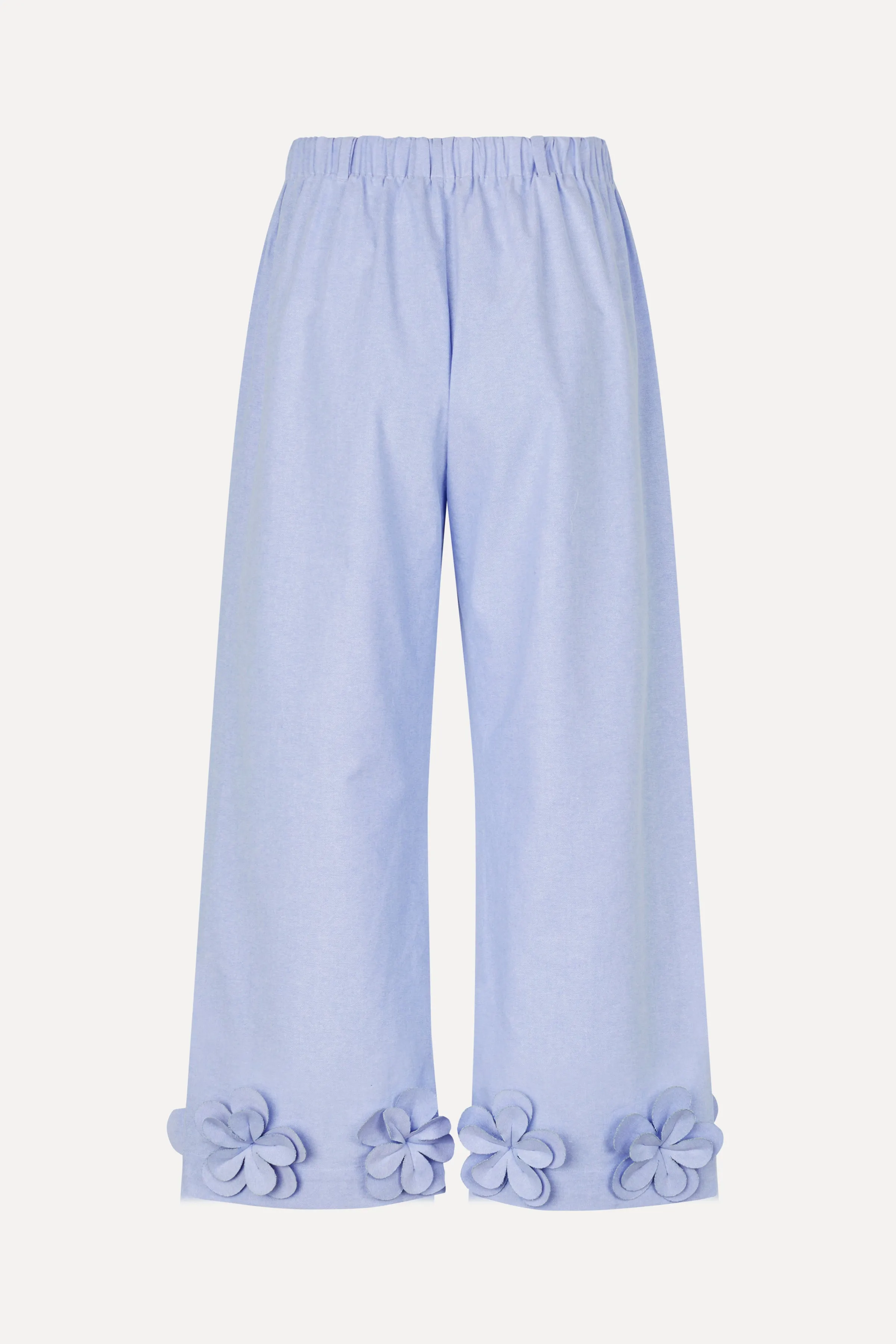 Floral Elasticated Long Pants - Brunnera Blue sold by STINE GOYA product image thumbnail 2