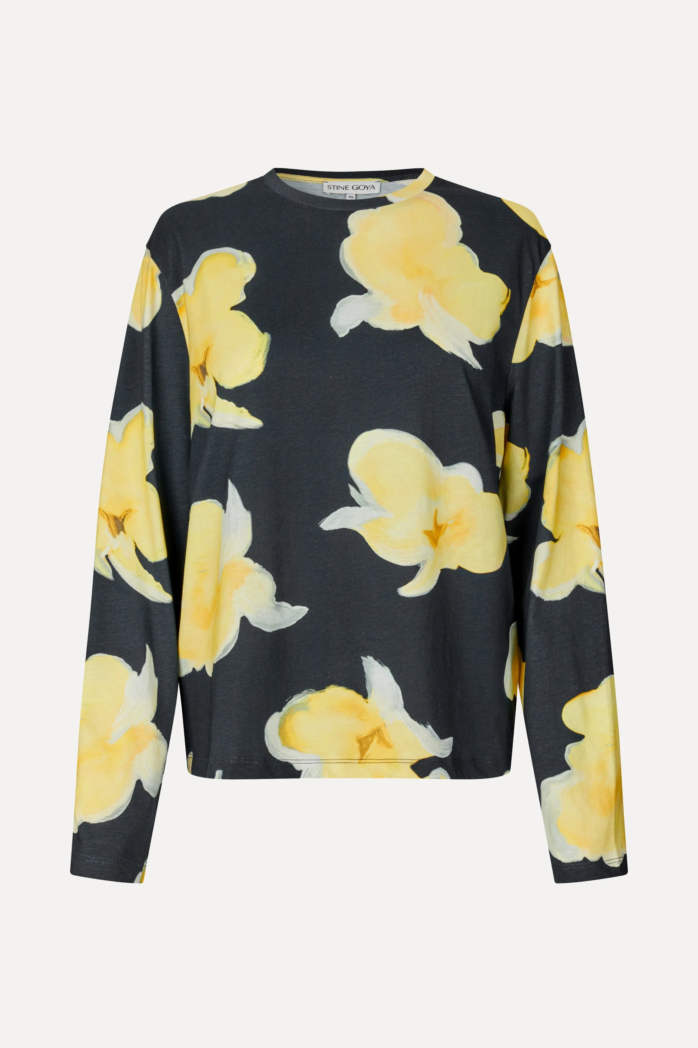 Long Sleeve T-Shirt - Yellow Petunias sold by STINE GOYA product image thumbnail 3