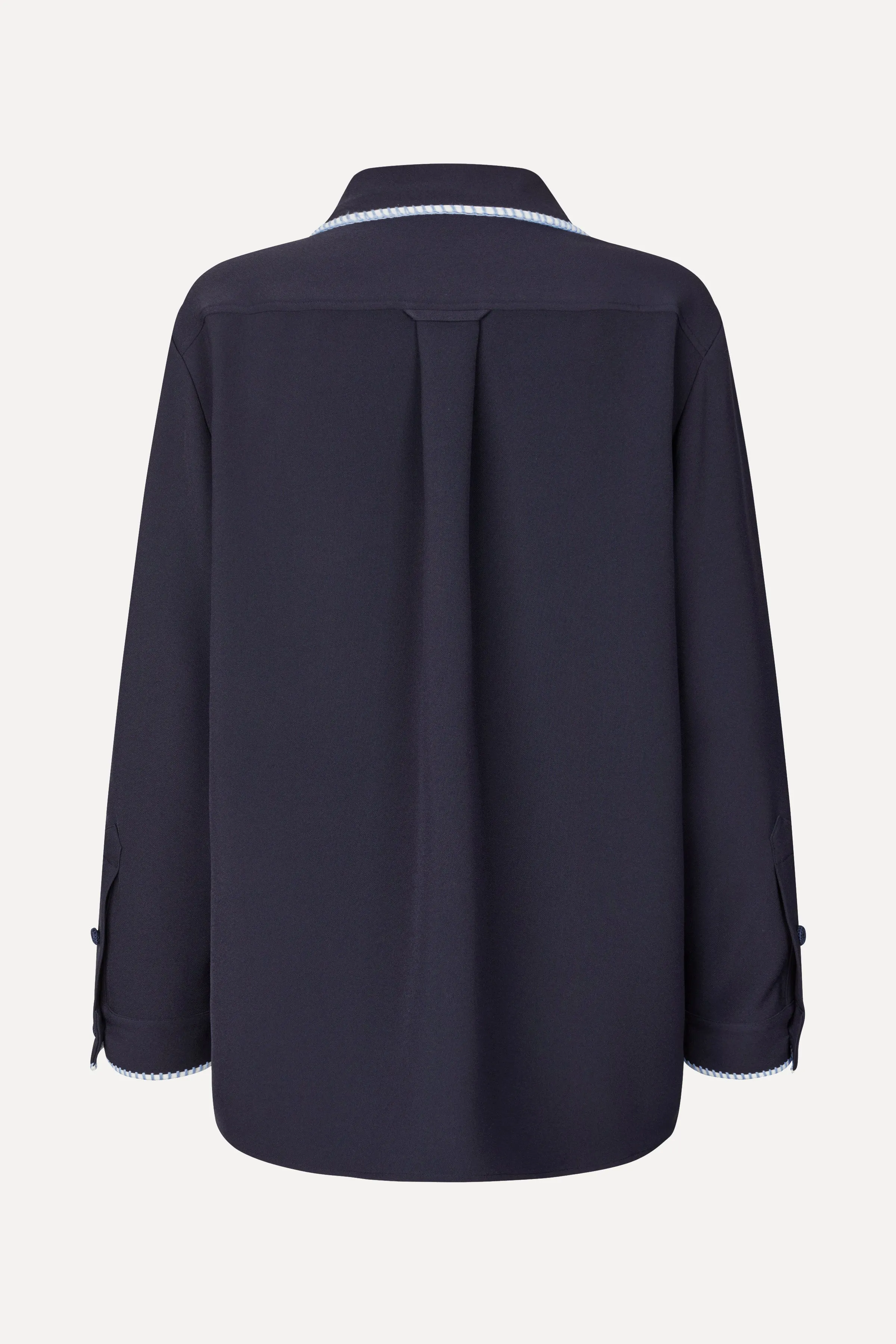 Pocket Oversized Shirt - Parisian Night sold by STINE GOYA product image thumbnail 4