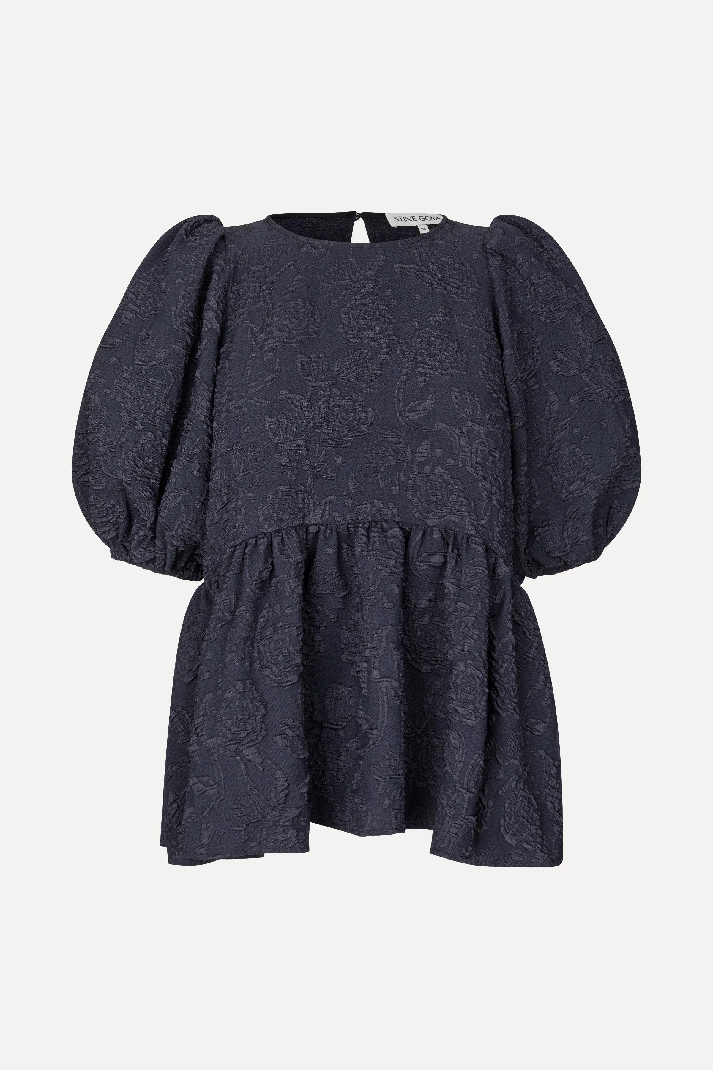 Puff Sleeve Peplum Top - Garden Relief sold by STINE GOYA product image thumbnail 3