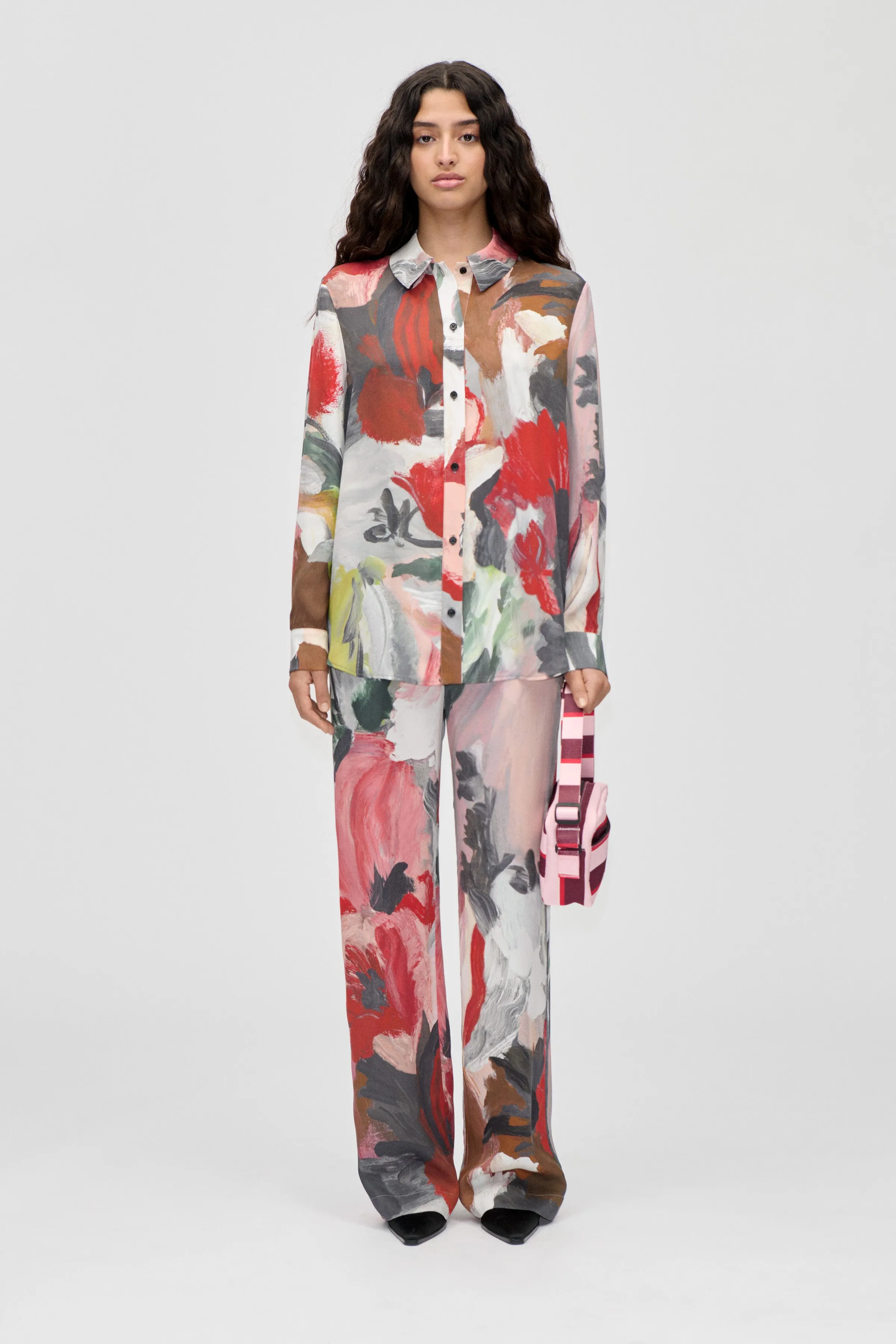 Elasticated Long Pants - My Garden sold by STINE GOYA