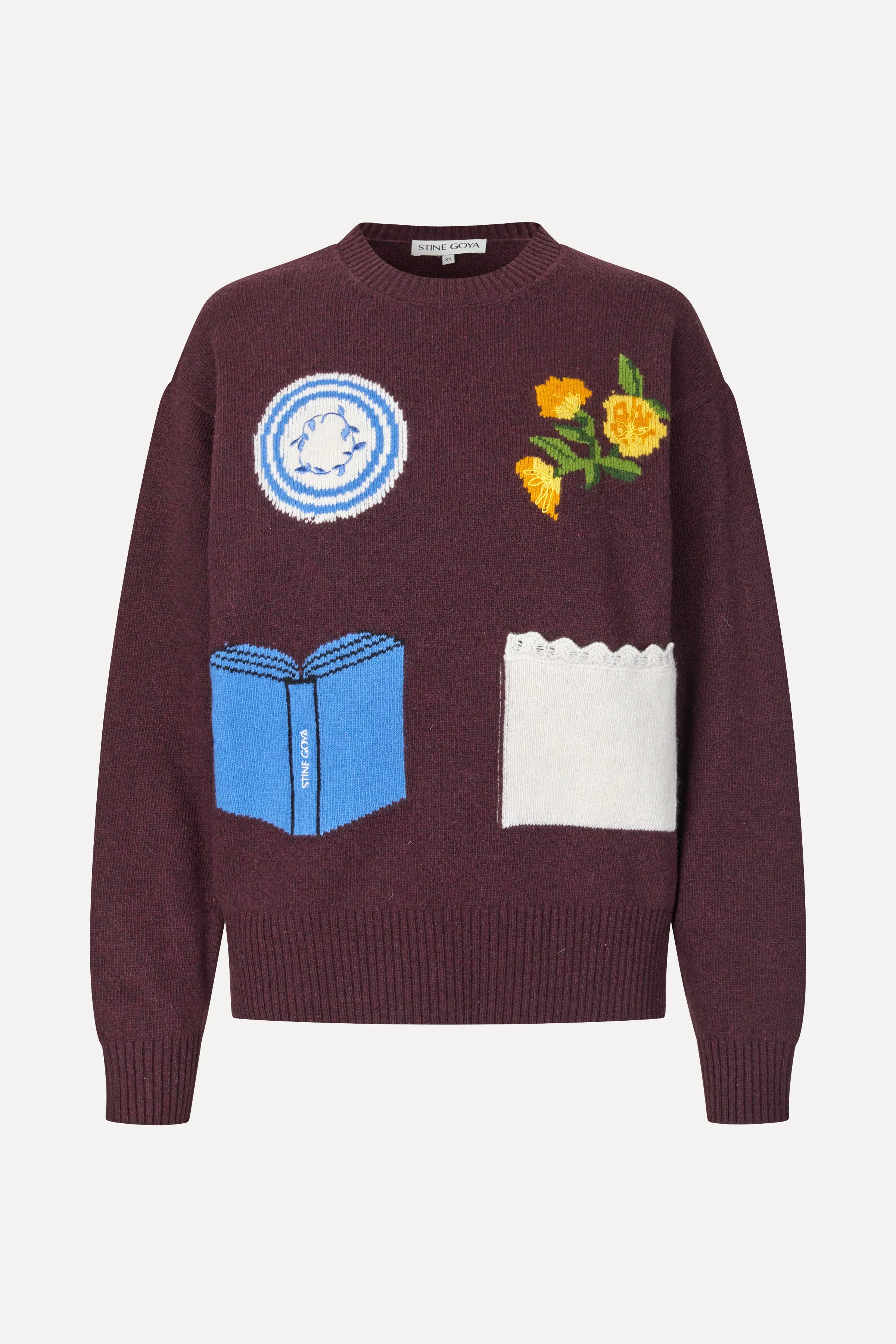 Storytelling Crewneck Sweater - Five Resolutions sold by STINE GOYA product image thumbnail 3