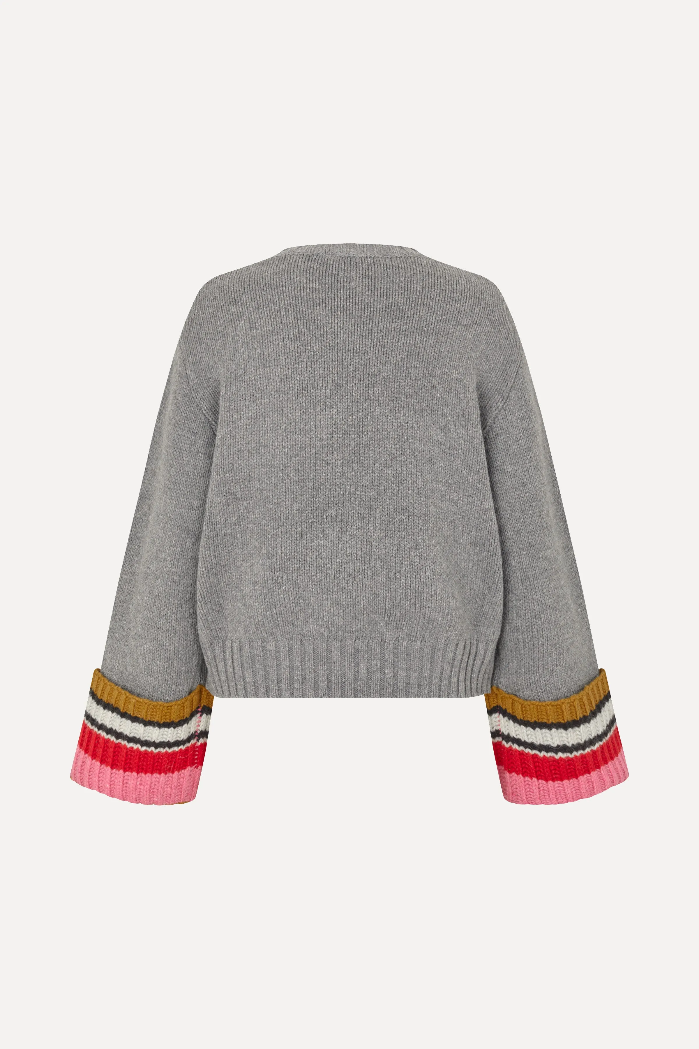 Chunky Sleeve Sweater - Pink Multistripes sold by STINE GOYA product image thumbnail 4