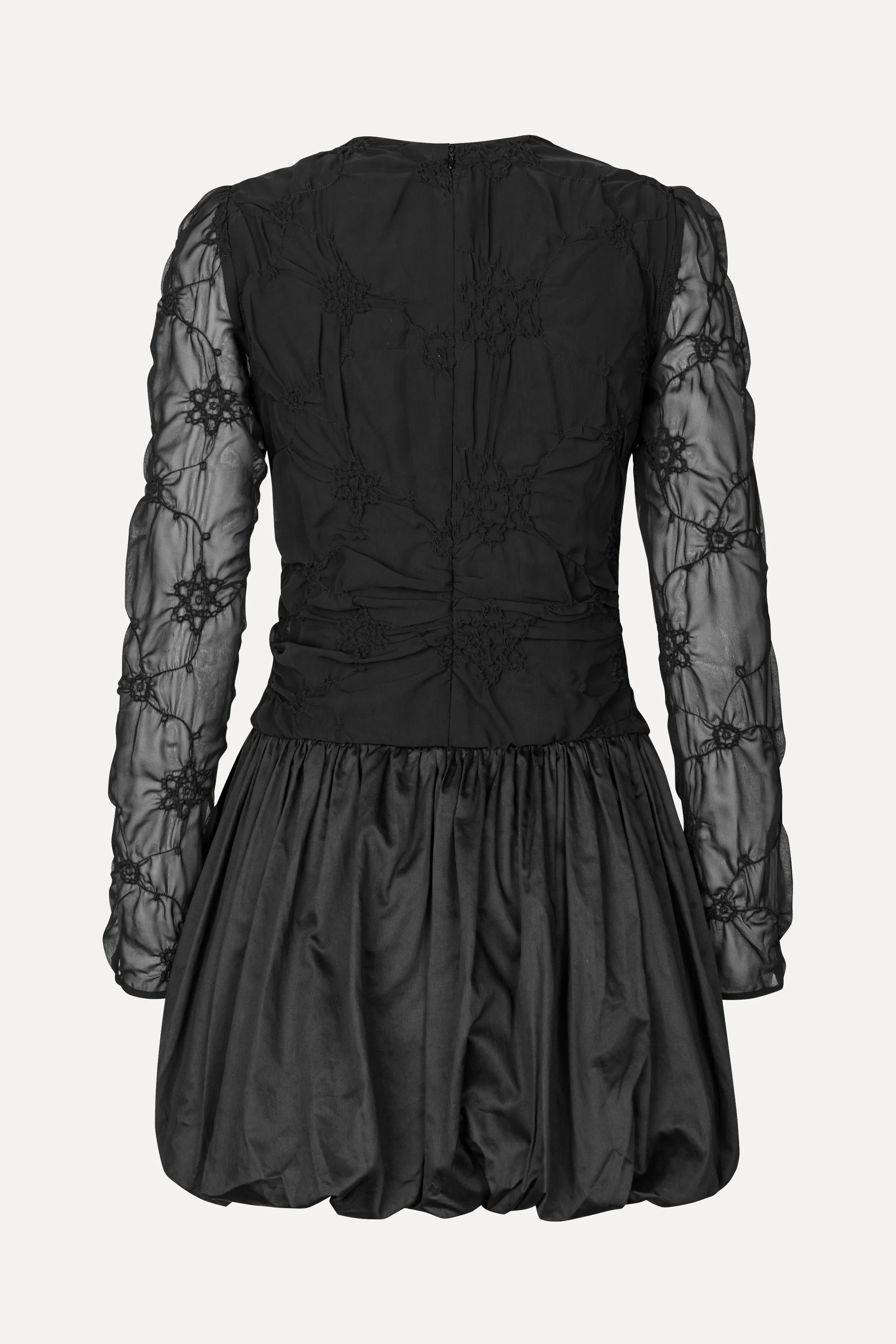 Balloon Long Sleeve Short Dress - Smocked Flowers sold by STINE GOYA product image thumbnail 4