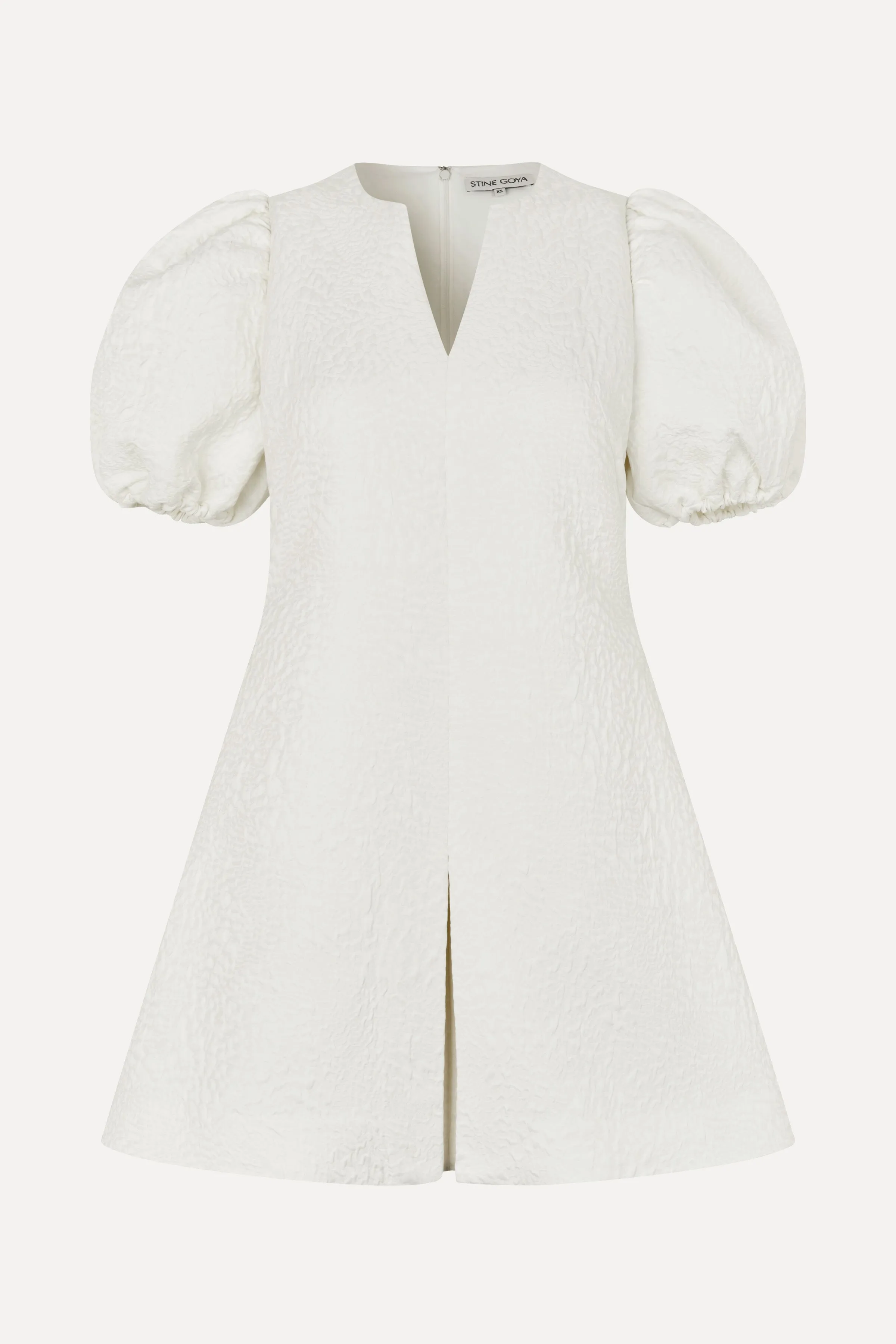 Angled Pleat Mini Dress - Artist Flower Relief sold by STINE GOYA product image thumbnail 3
