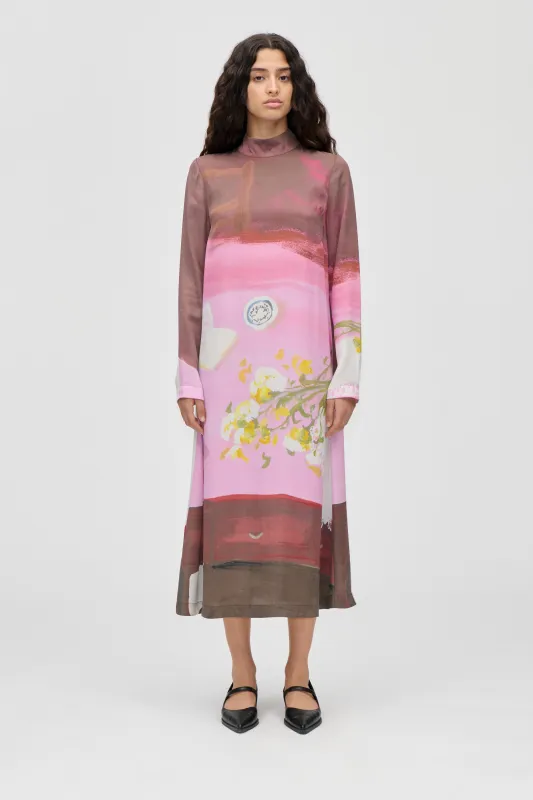 Long Sleeve Midi Dress - Five Resolutions sold by STINE GOYA